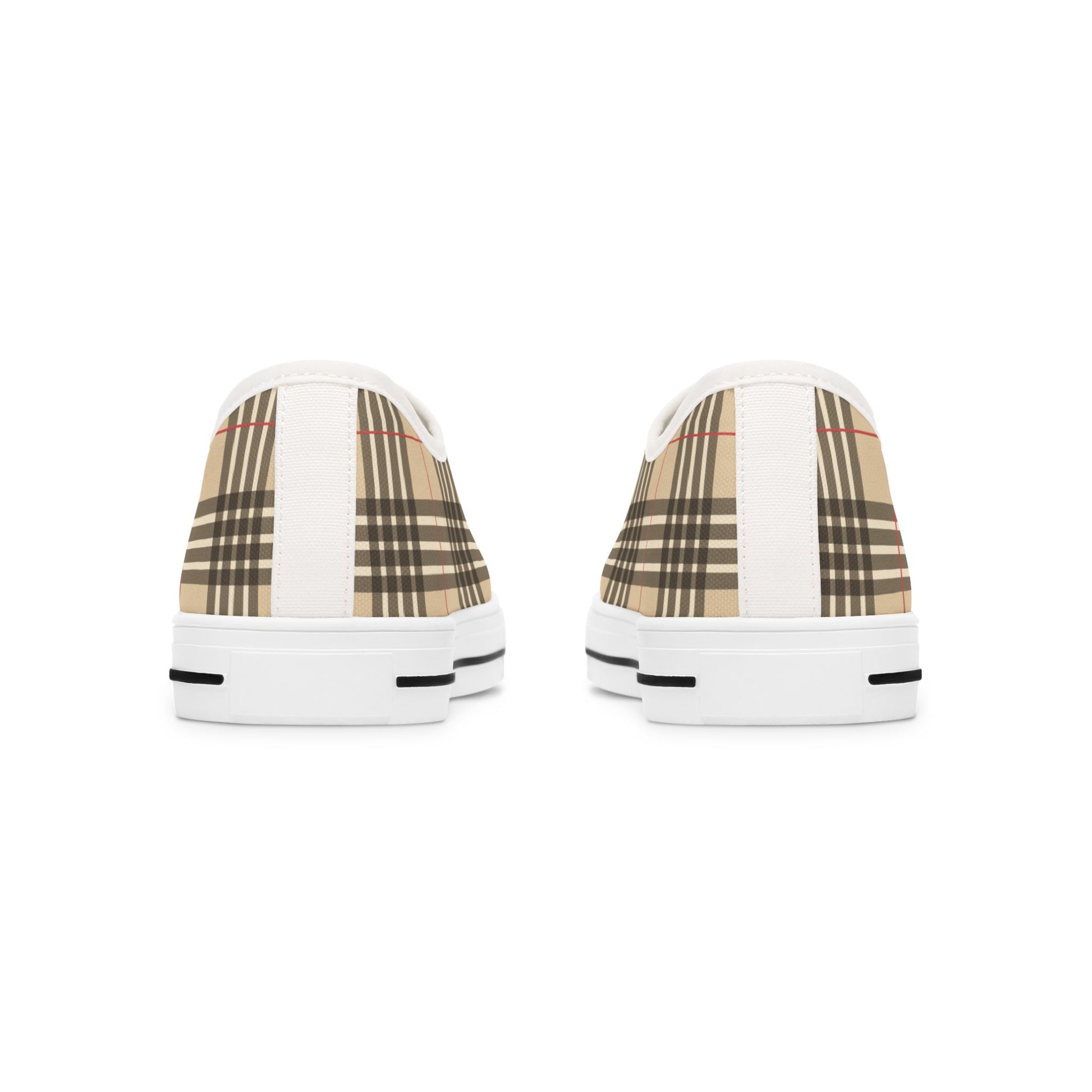 Stylish Women's Low Top Sneakers with Classic Plaid Design Women's Designer Soft Plaid Low Top Sneakers Womens Converse Sneakers Sneakers For Women Low Top Sneakers Canvas Lace Up Girls Ladies Flat. Limited stock available.