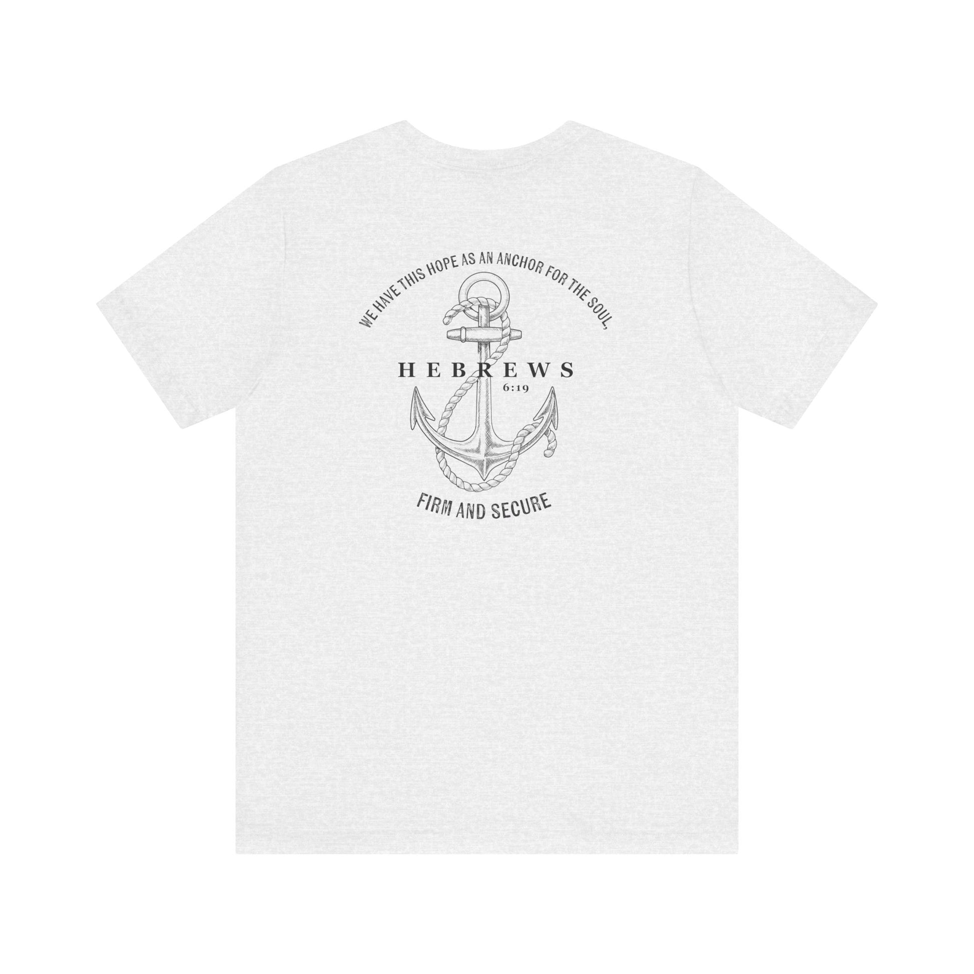 Christian Shirt Bible Verse T-Shirt Religious Outfit Christian Jesus Shirt Religious Gift Shirt Nautical Tee Chirstian Apparel Gift Christian Clothing Tee