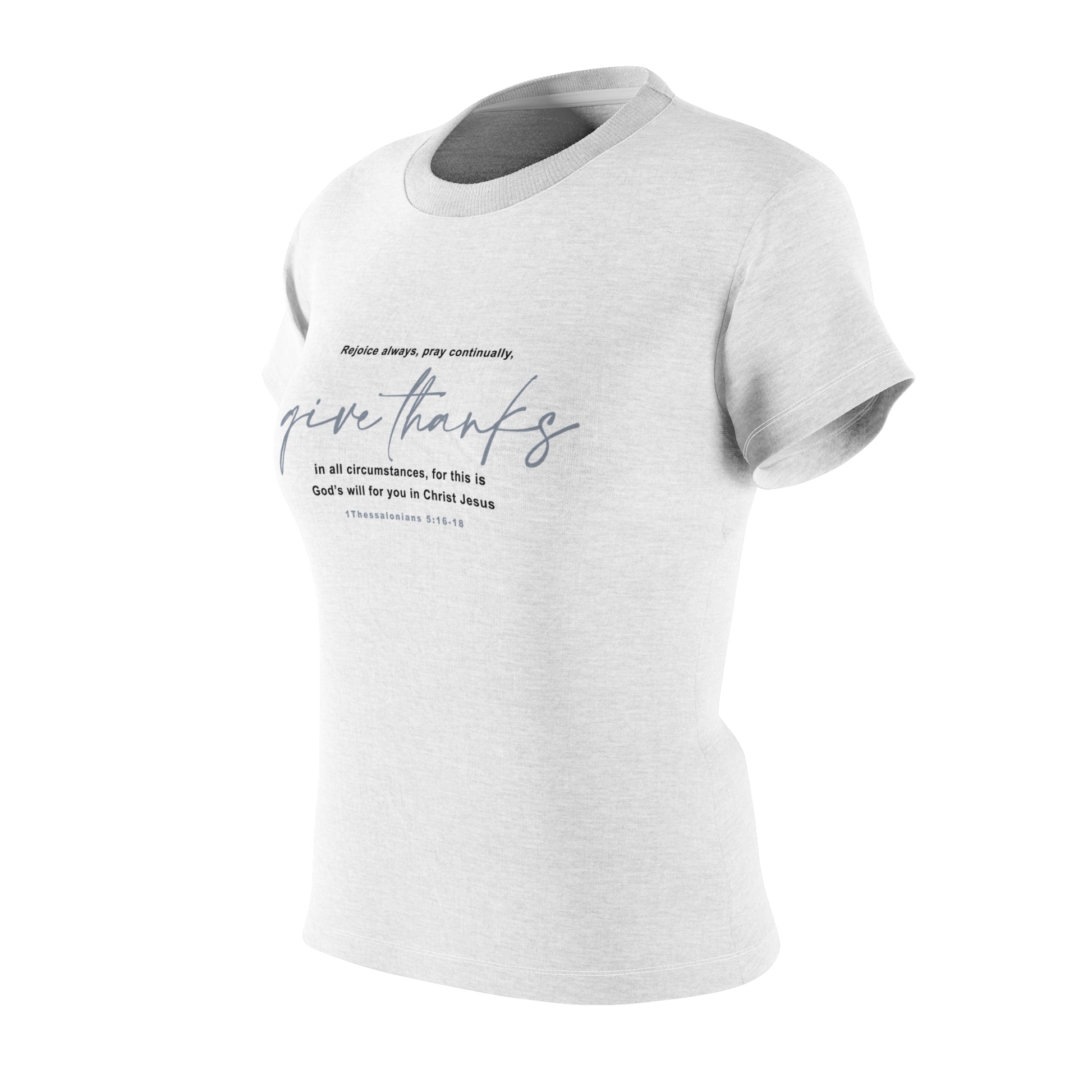 Christian T Shirt For Christian Women For Gift Mom Tee Apparel Give Thanks Bible Verse Faith Tshirt For Women Tshirt