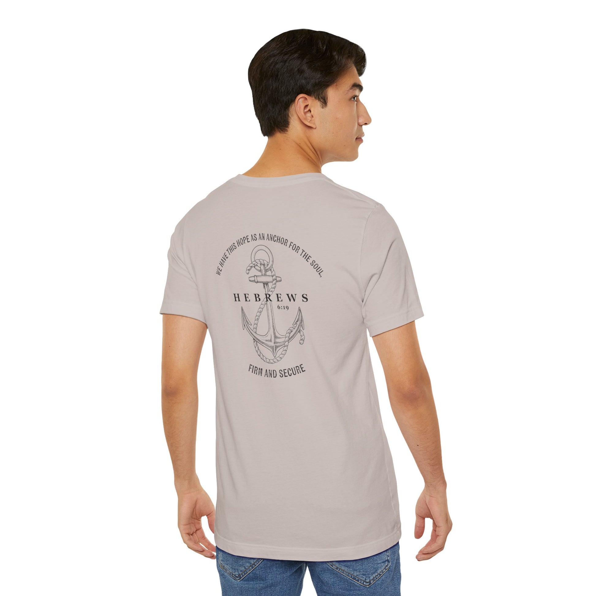 Christian Shirt Bible Verse T-Shirt Religious Outfit Christian Jesus Shirt Religious Gift Shirt Nautical Tee Chirstian Apparel Gift Christian Clothing Tee