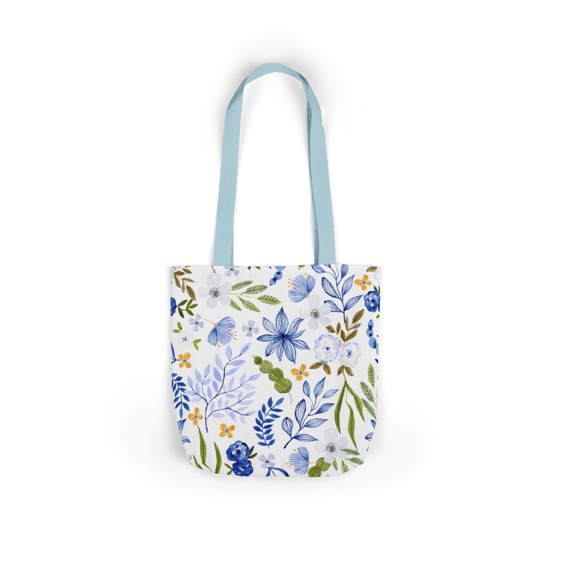 Floral Canvas Tote Bag Flower Handbag, Stylish Beach Tote, Vacation Bag