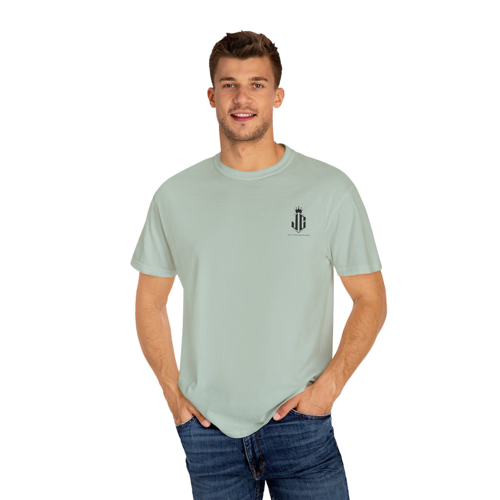 Unisex Garment-Dyed T-Shirt - Jesus Christ King of Kings Design Jesus Christ King of Kings T-Shirt | Faith-Based Unisex Apparel