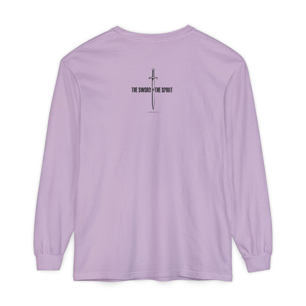 Christian Long Sleeve TShirt For Christian Mom Dad  For Christian Men Christian Shirt, Bible Verse T-Shirt, Religious Outfit, Retro Faith T Shirt, Christian Cross Graphic Tees, Jesus Shirt, Religious Gift Shirt Long Sleeve Tee Apparel Bible Verse Ephesian