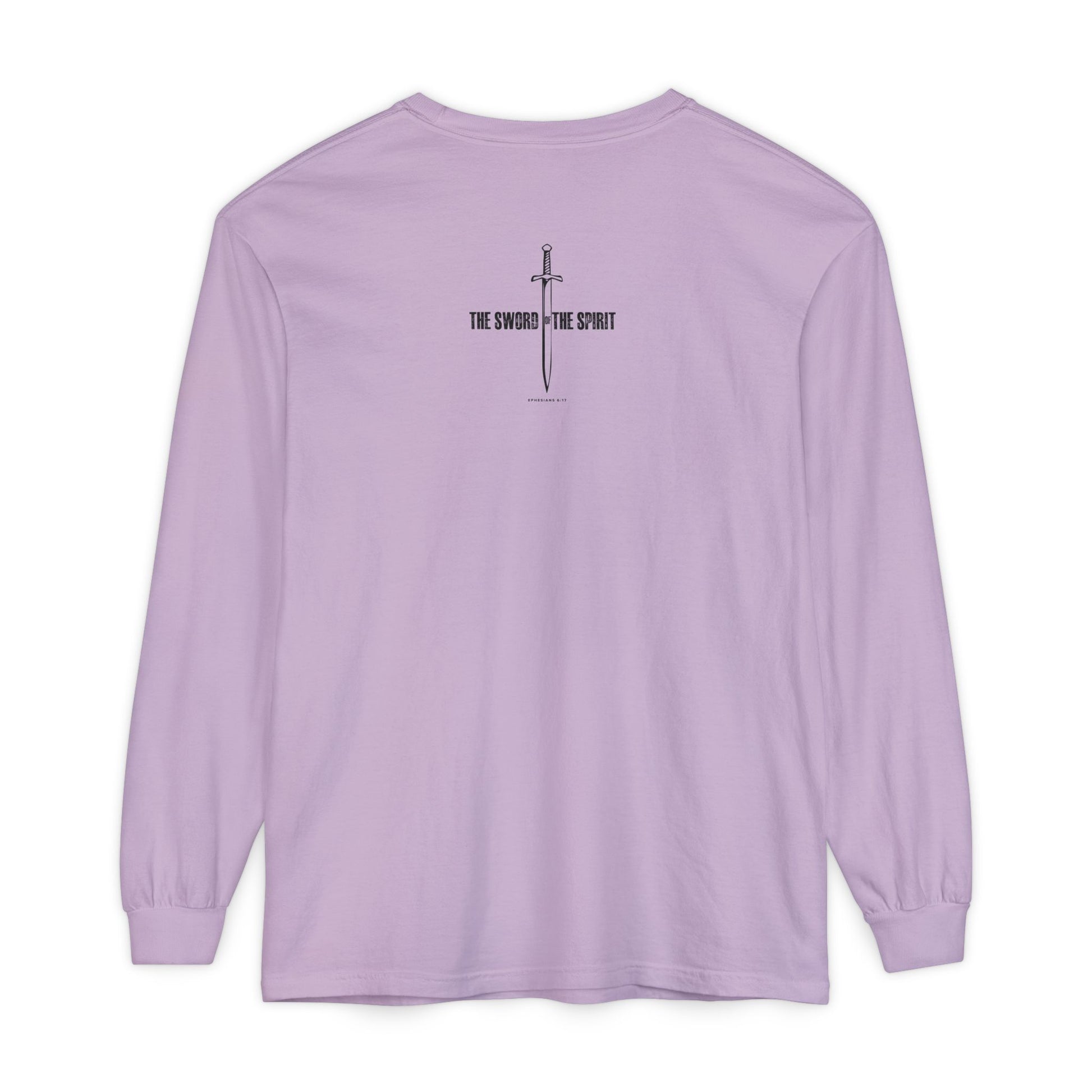 Christian Long Sleeve TShirt For Christian Mom Dad  For Christian Men Christian Shirt, Bible Verse T-Shirt, Religious Outfit, Retro Faith T Shirt, Christian Cross Graphic Tees, Jesus Shirt, Religious Gift Shirt Long Sleeve Tee Apparel Bible Verse Ephesian