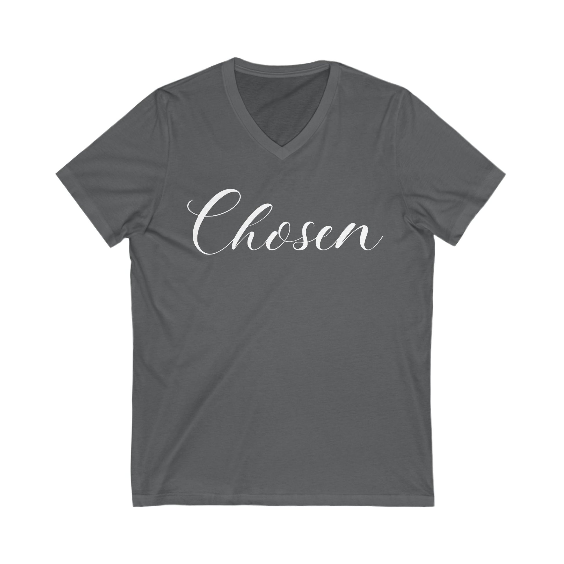 Christian Soft Cotton T-Shirt For Christian Women Gift Shirt V Neck Tee For Mom Gift Apparel Tee Chosen Tee