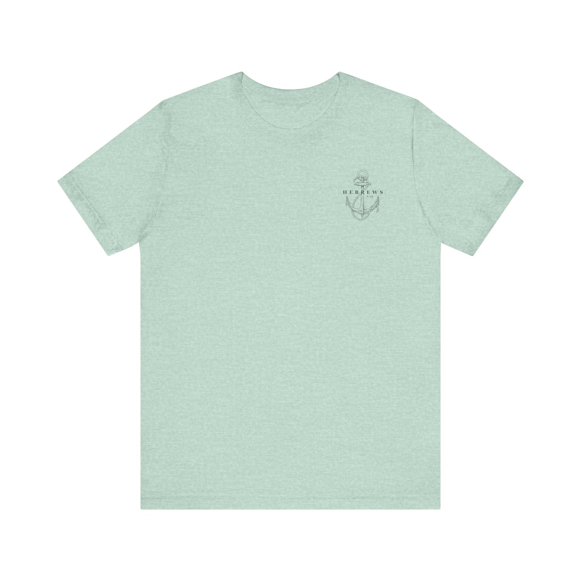 Christian Shirt Bible Verse T-Shirt Religious Outfit Christian Jesus Shirt Religious Gift Shirt Nautical Tee Chirstian Apparel Gift Christian Clothing Tee