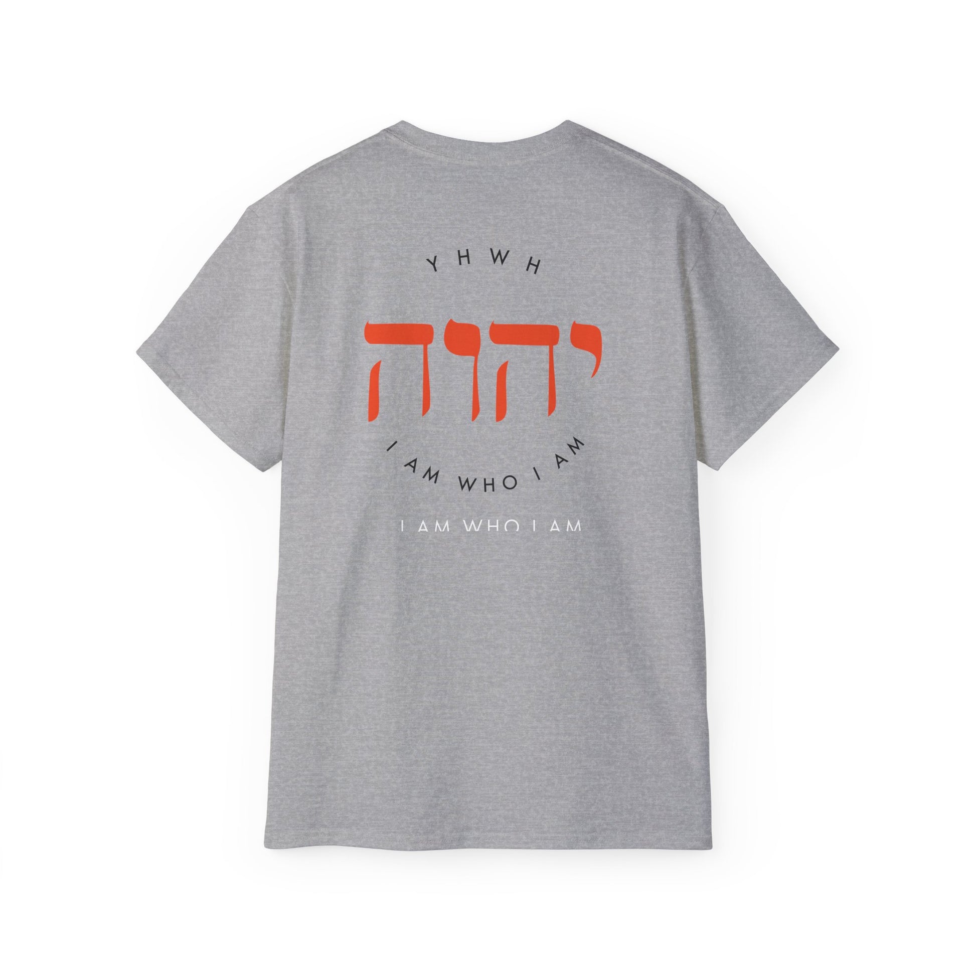 T-Shirt For Men Women For Christian Fashion Apparel Gift Hebrew Graphic  I am Who I Am Shirt