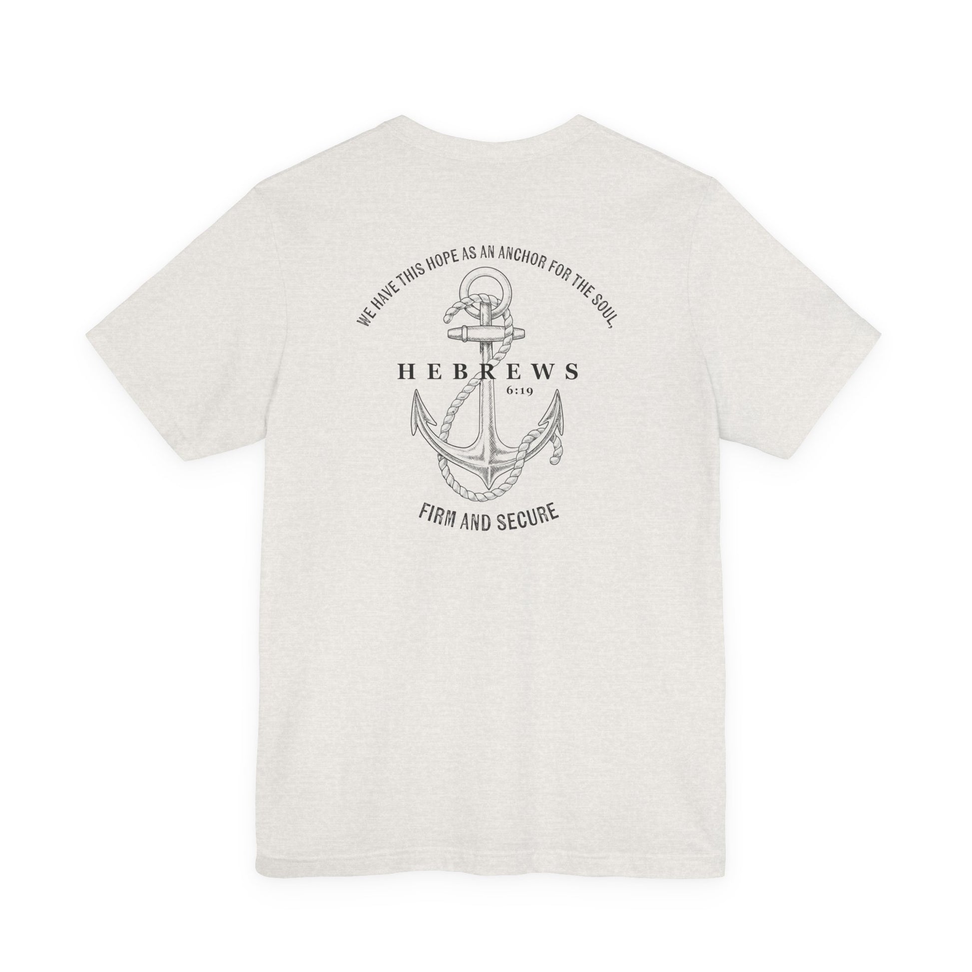Christian Shirt Bible Verse T-Shirt Religious Outfit Christian Jesus Shirt Religious Gift Shirt Nautical Tee Chirstian Apparel Gift Christian Clothing Tee