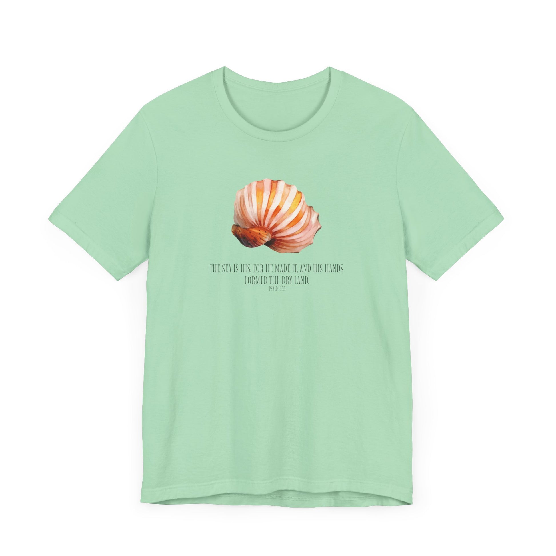 Seashell Inspiration Unisex Jersey Tee - Coastal Vibes, Beach T-Shirt, Nature Lover Gift, Casual Wear, Summer Essentials