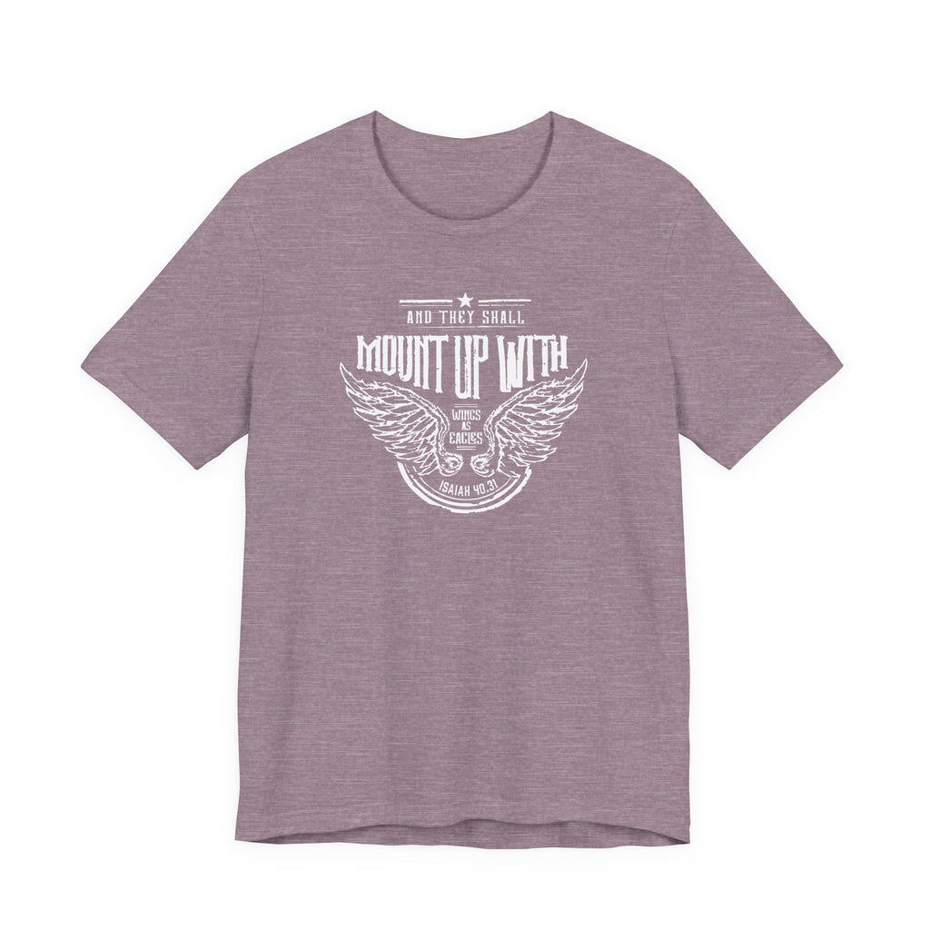 Christian Man Woman Inspirational Tshirt Isaiah Scripture Bible Verse Tee Perfect for Casual Outings & Gifts