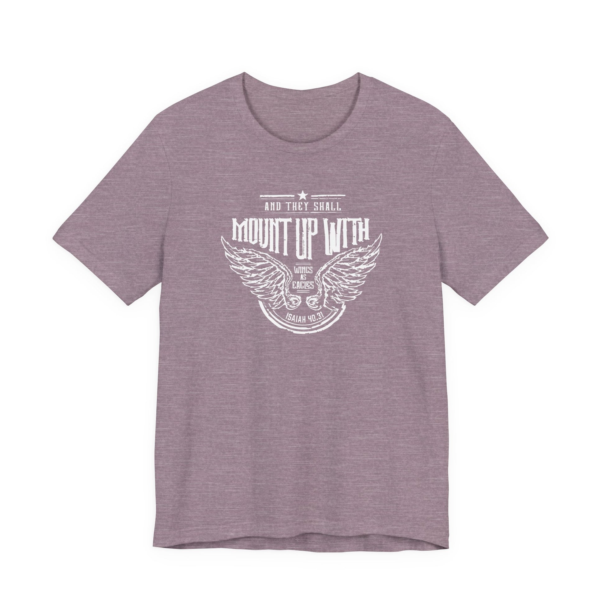 Christian Man Woman Inspirational Tshirt Isaiah Scripture Bible Verse Tee Perfect for Casual Outings & Gifts