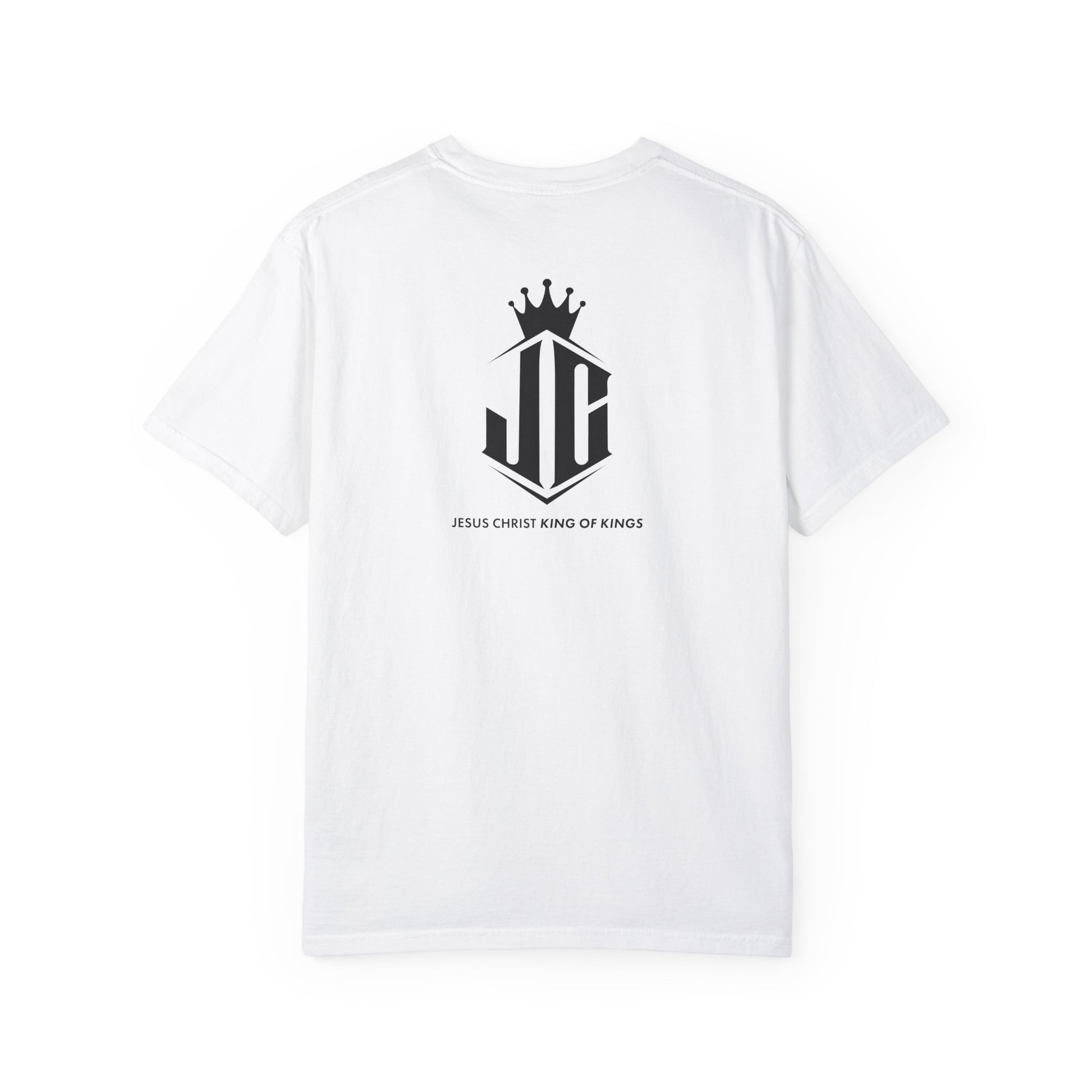 Unisex Garment-Dyed T-Shirt - Jesus Christ King of Kings Design Jesus Christ King of Kings T-Shirt | Faith-Based Unisex Apparel