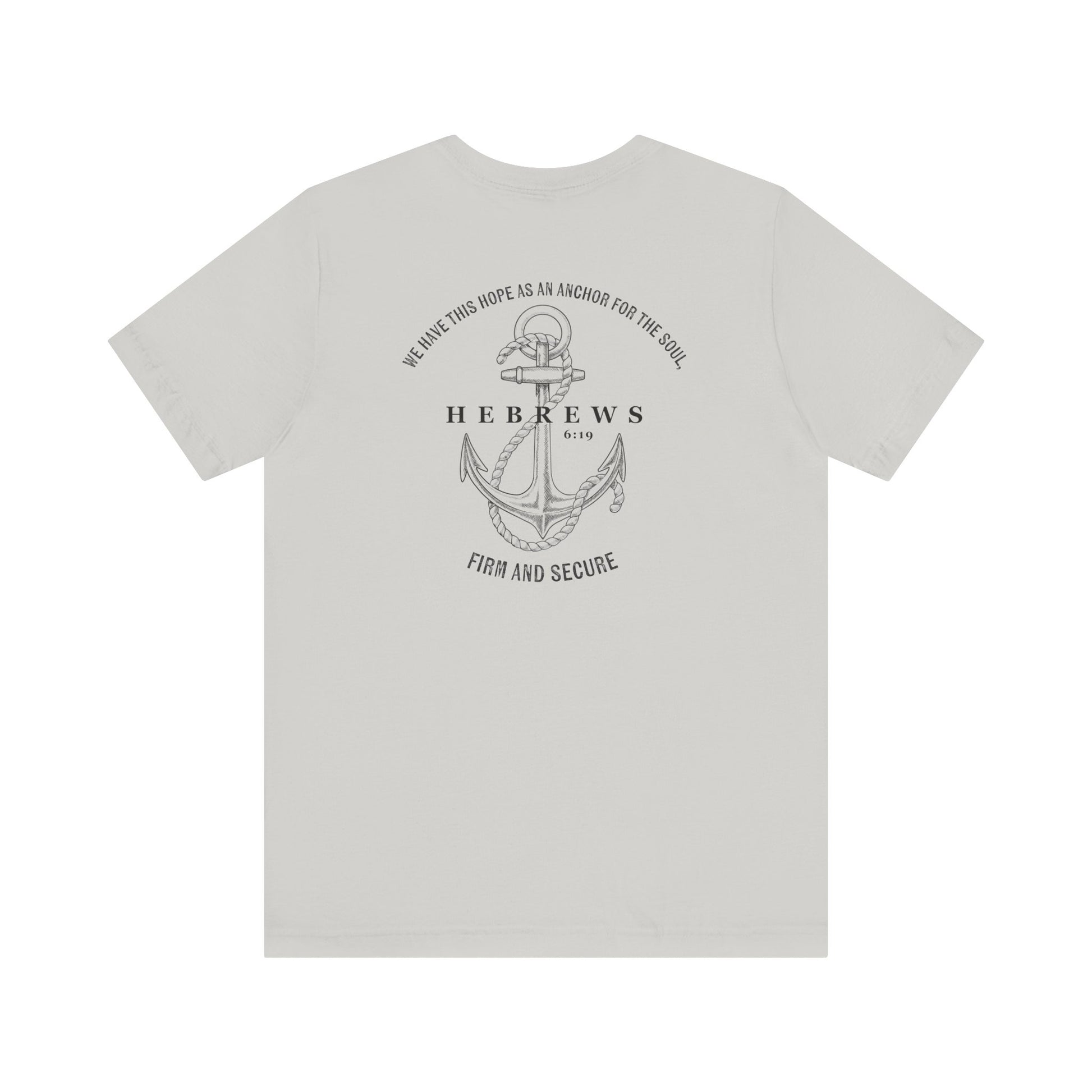 Christian Shirt Bible Verse T-Shirt Religious Outfit Christian Jesus Shirt Religious Gift Shirt Nautical Tee Chirstian Apparel Gift Christian Clothing Tee