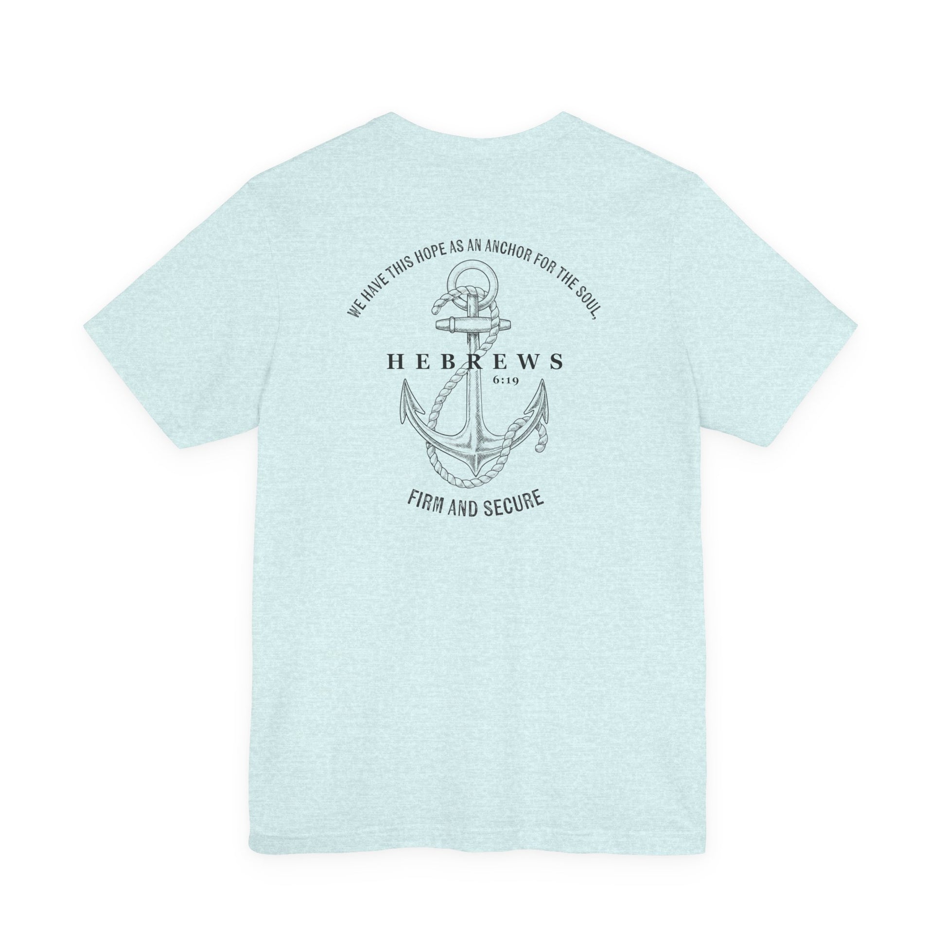 Christian Shirt Bible Verse T-Shirt Religious Outfit Christian Jesus Shirt Religious Gift Shirt Nautical Tee Chirstian Apparel Gift Christian Clothing Tee