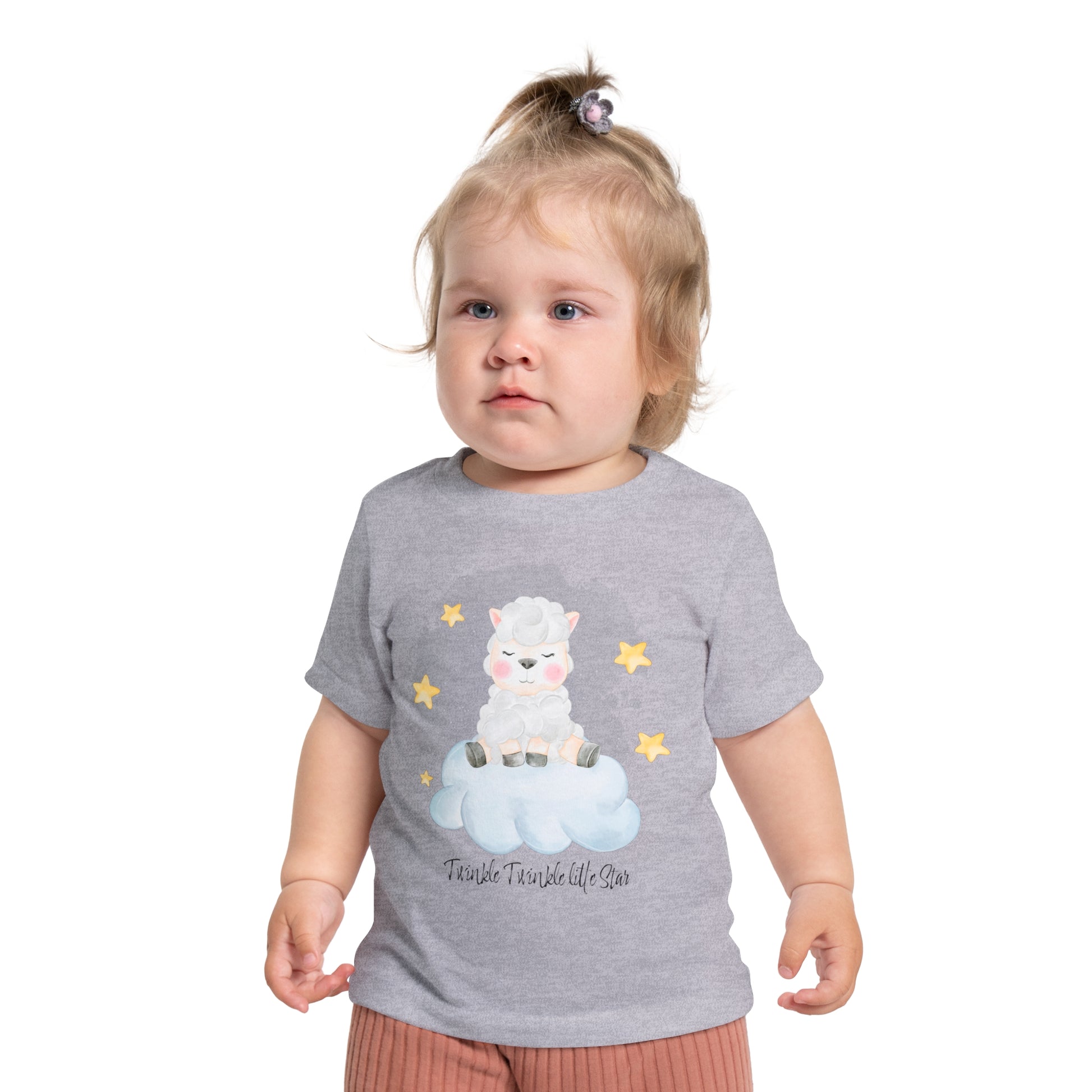 Cute Baby Short Sleeve T-Shirt  'Twinkle Twinkle Little Star' Design Tshirt Baby Gift or Shower