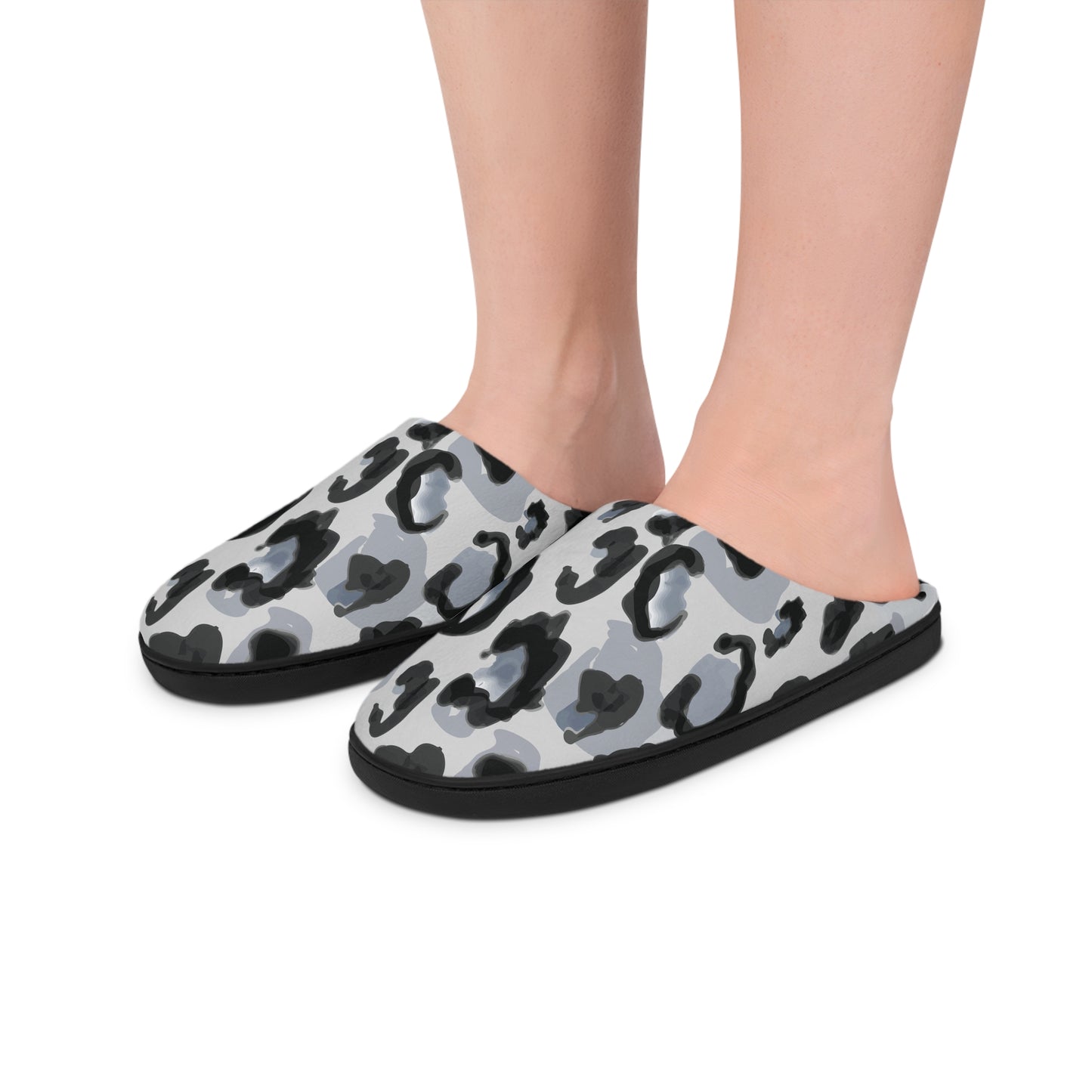 Stylish Women's Leopard Print Indoor Slippers - Cozy & Chic for Home & Relaxation