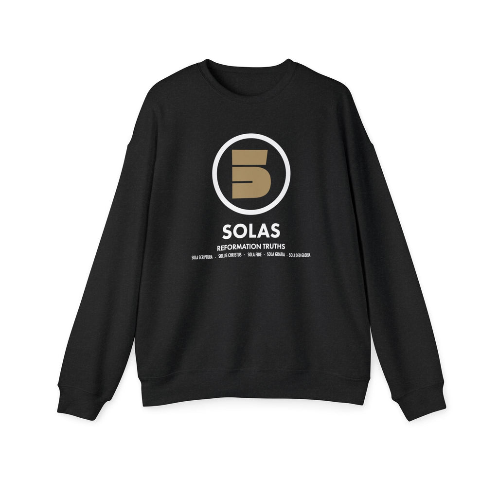 Christian Sweatshirt For Christian Men Women Gift Drop Shoulder Sweatshirt Apparel Clothing Christian Mom Dad  bible 5- Solas Graphic Verse