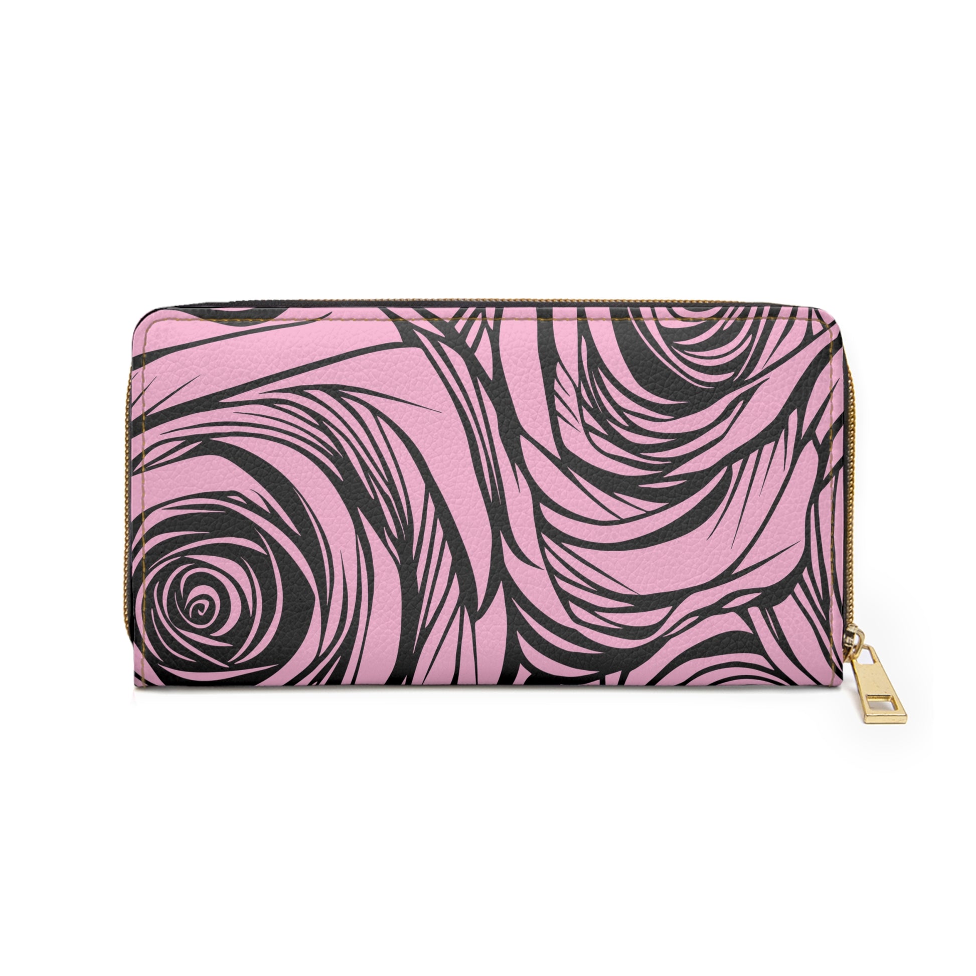 Stylish Zipper Wallet, Floral Pattern Organizer for Women, Gift for Her, Travel Essential, Chic Accessory