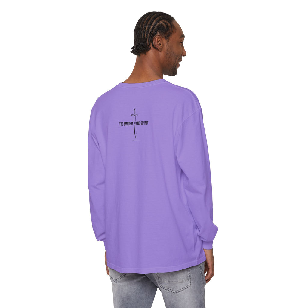 Christian Long Sleeve TShirt For Christian Mom Dad  For Christian Men Christian Shirt, Bible Verse T-Shirt, Religious Outfit, Retro Faith T Shirt, Christian Cross Graphic Tees, Jesus Shirt, Religious Gift Shirt Long Sleeve Tee Apparel Bible Verse Ephesian