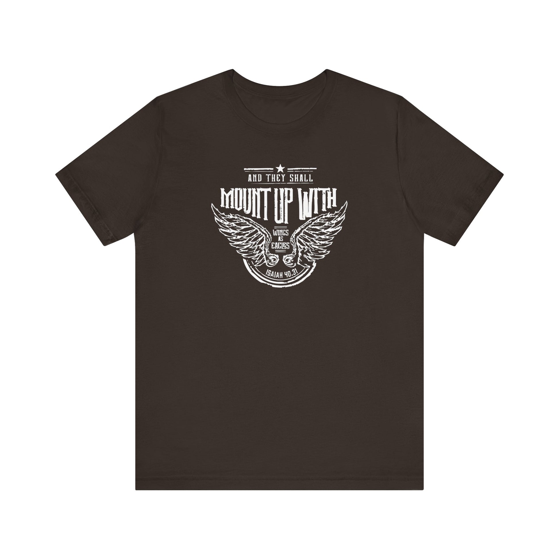Christian Man Woman Inspirational Tshirt Isaiah Scripture Bible Verse Tee Perfect for Casual Outings & Gifts