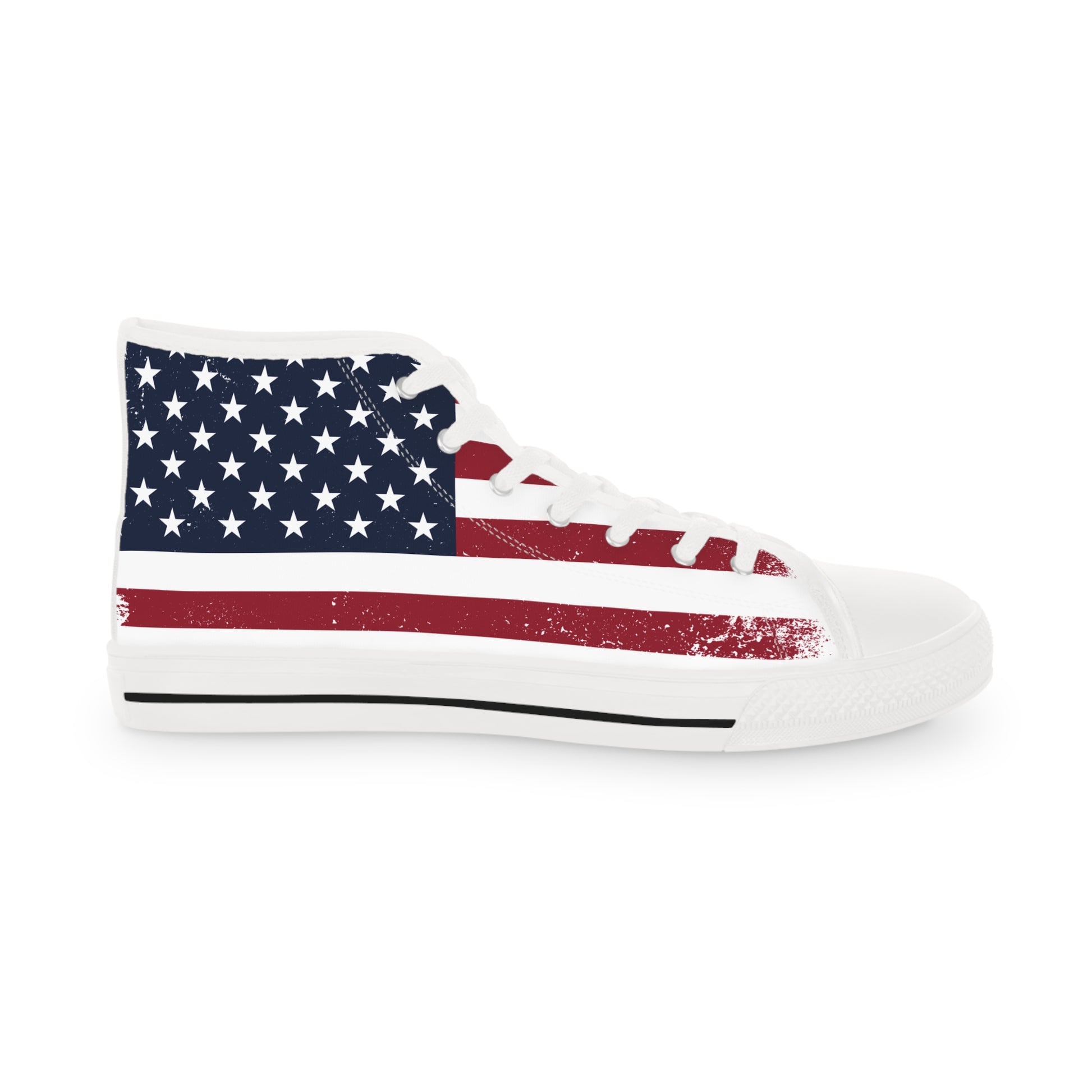 Mens Designer Patriotic High Top Sneakers for Men USA Flag Design Mens Sneakers high top sneaker