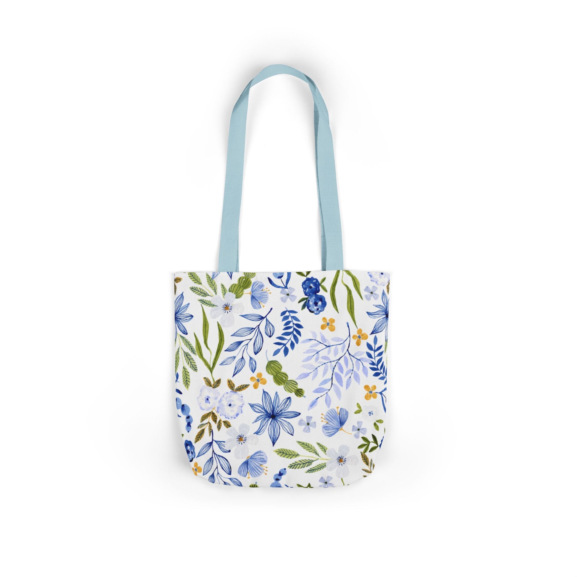 Floral Canvas Tote Bag Flower Handbag, Stylish Beach Tote, Vacation Bag