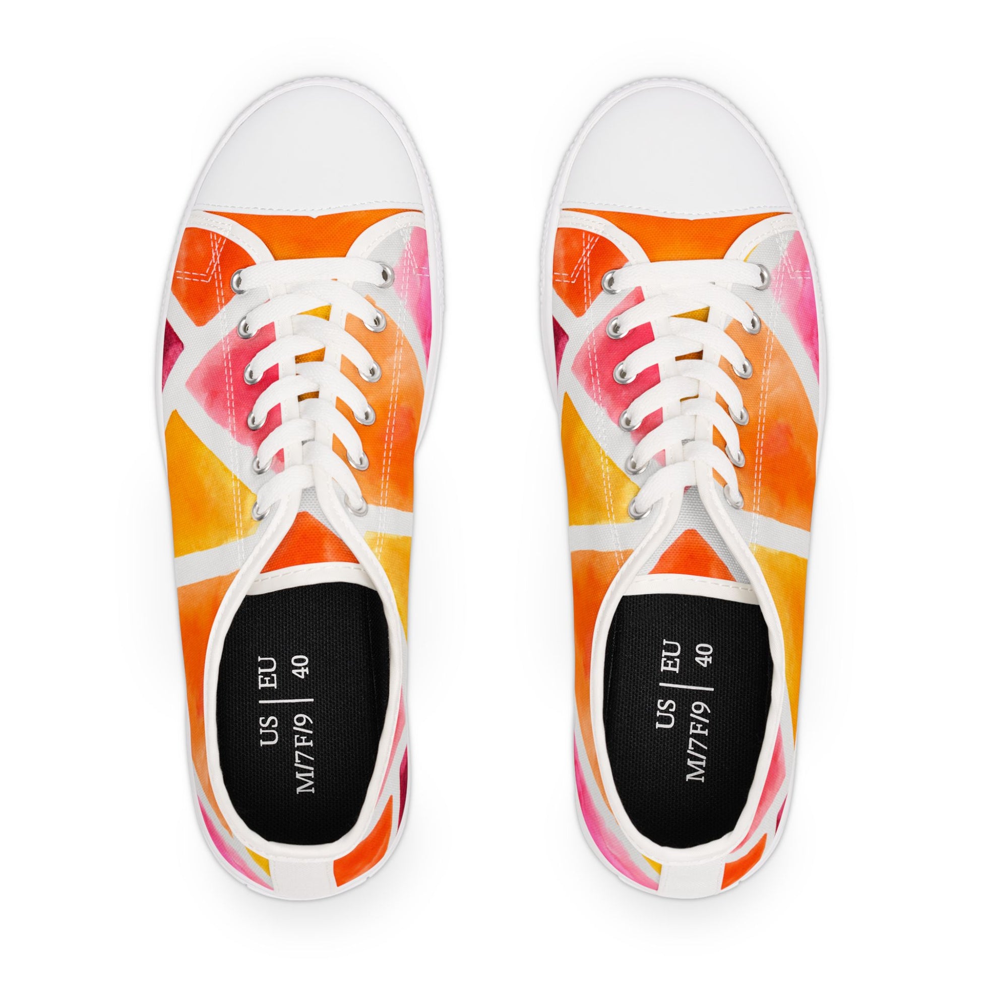 Colorful Sneakers for Women, Stylish Shoes, Trendy Tennis Shoes, Fashion Sneakers, Rainbow Low Top Sneakers Modern look