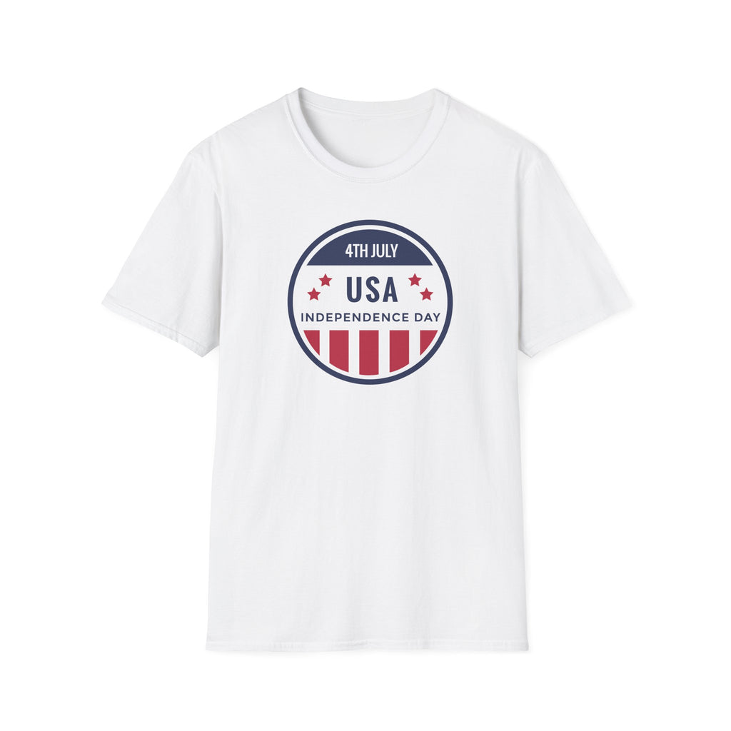 Fourth of July Independence Day Unisex Softstyle T-Shirt 4th of July Tee Picnic Shirt