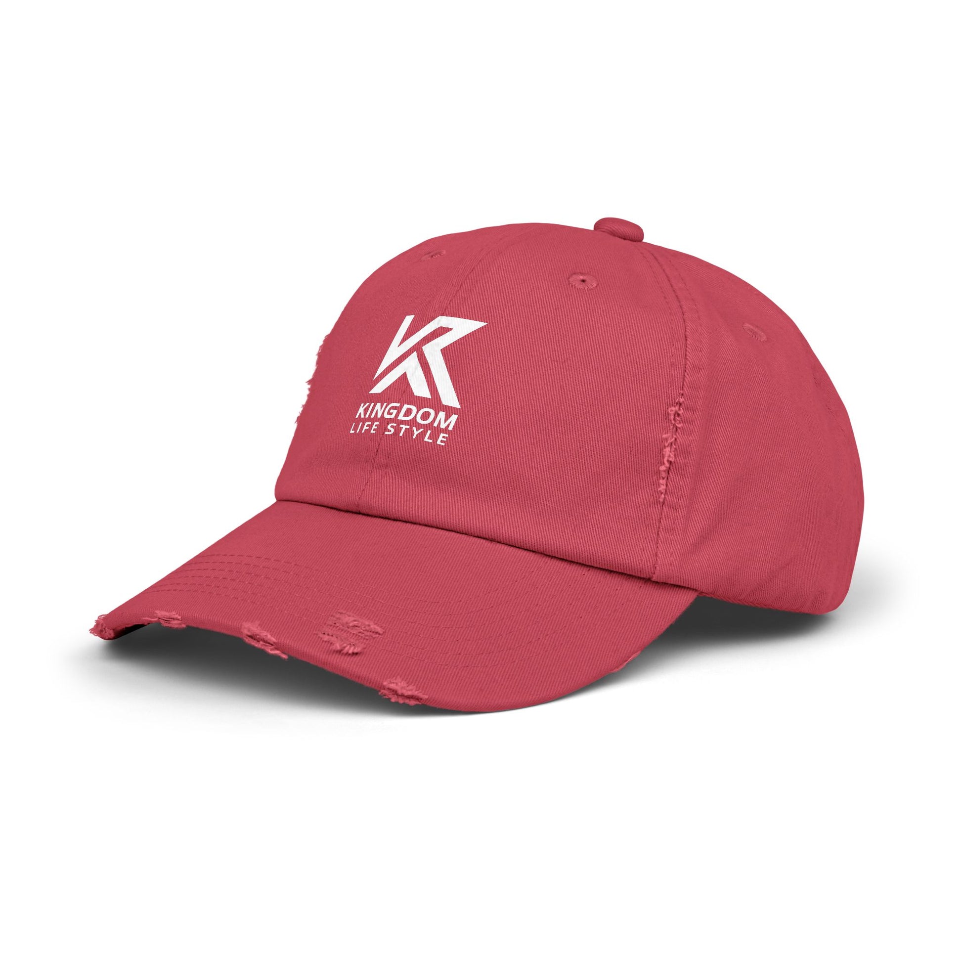 Stylish Unisex Distressed Cap - Kingdom Life Style Adjustable Hat Kingdom Lifestyle Cap Fa