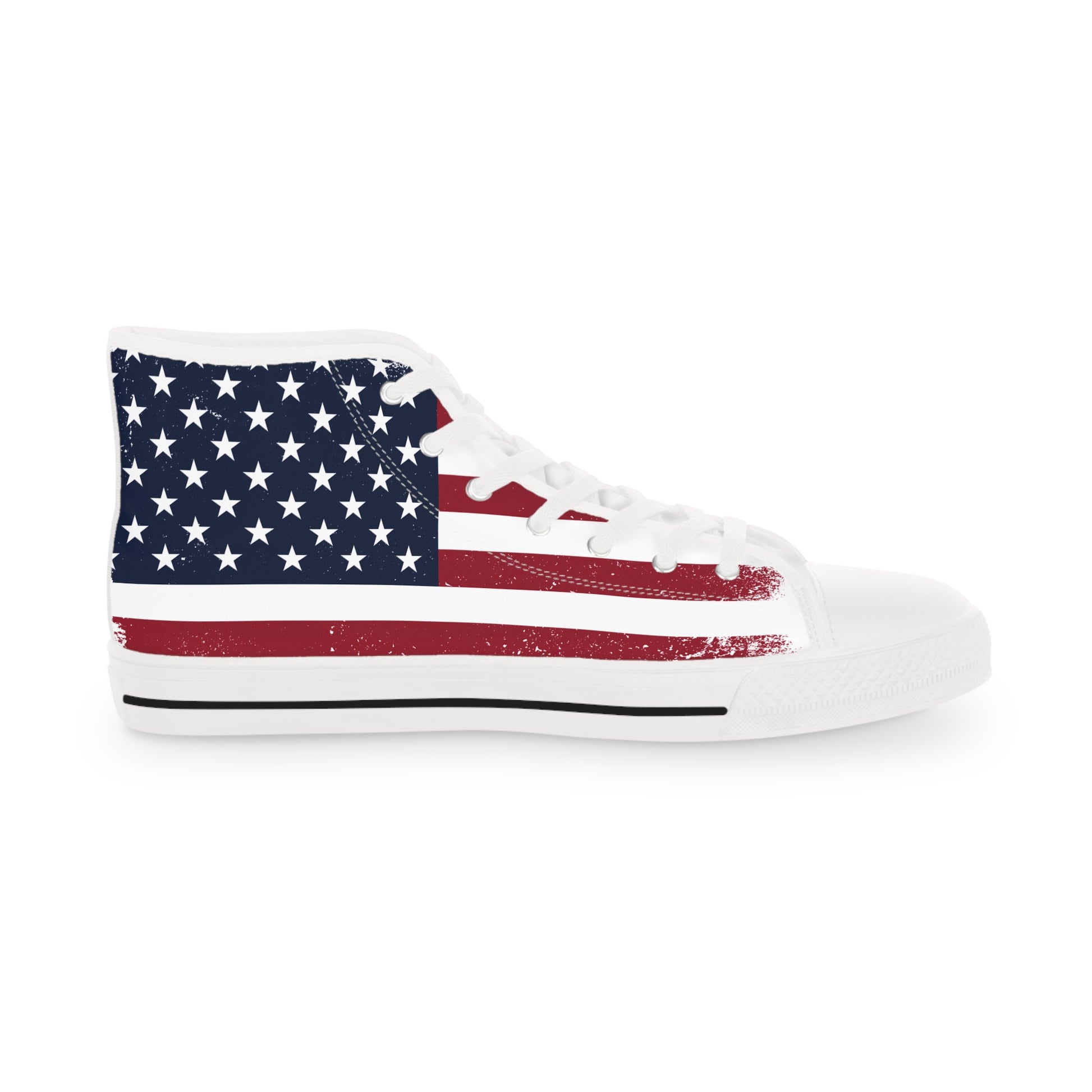 Mens Designer Patriotic High Top Sneakers for Men USA Flag Design Mens Sneakers high top sneaker