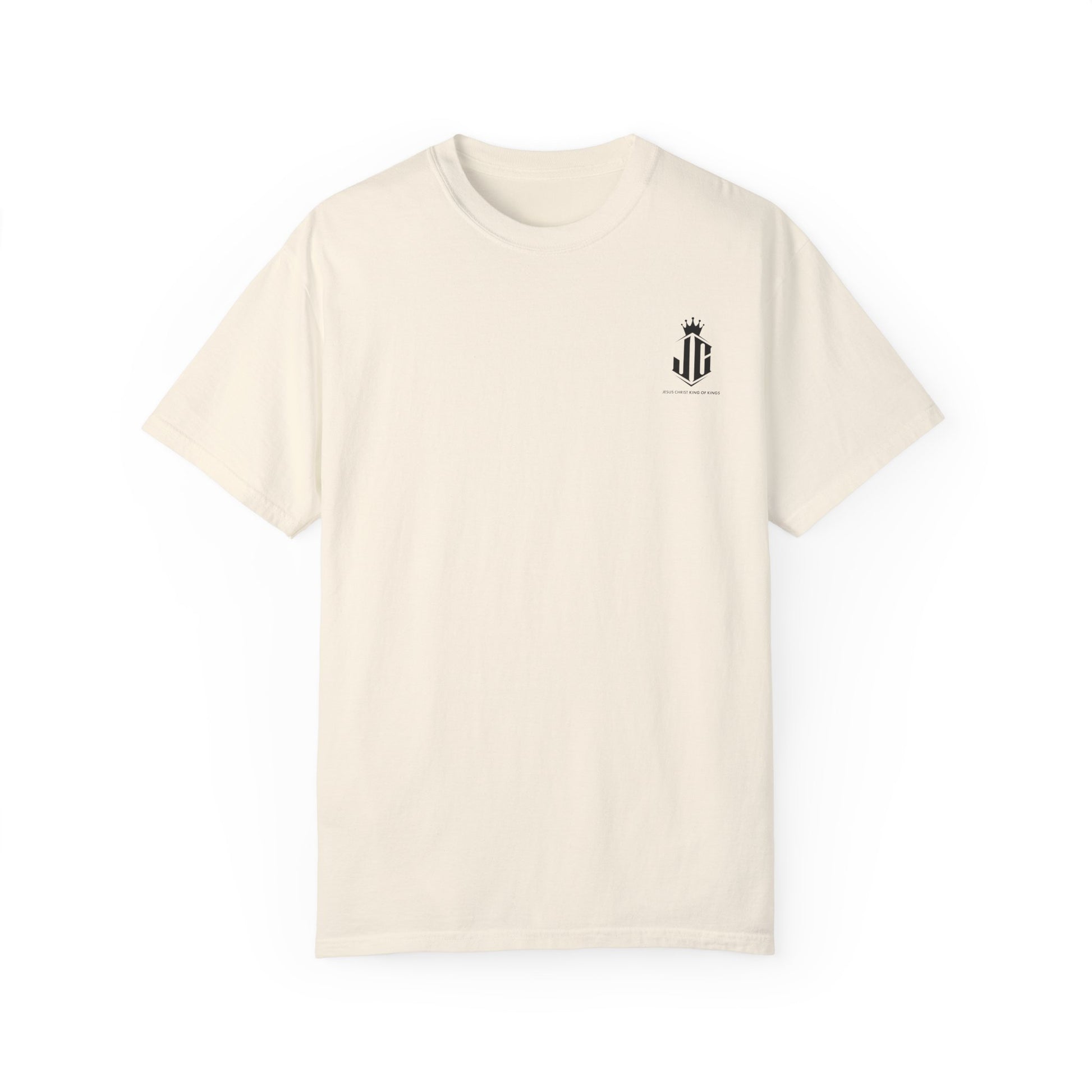 Unisex Garment-Dyed T-Shirt - Jesus Christ King of Kings Design Jesus Christ King of Kings T-Shirt | Faith-Based Unisex Apparel