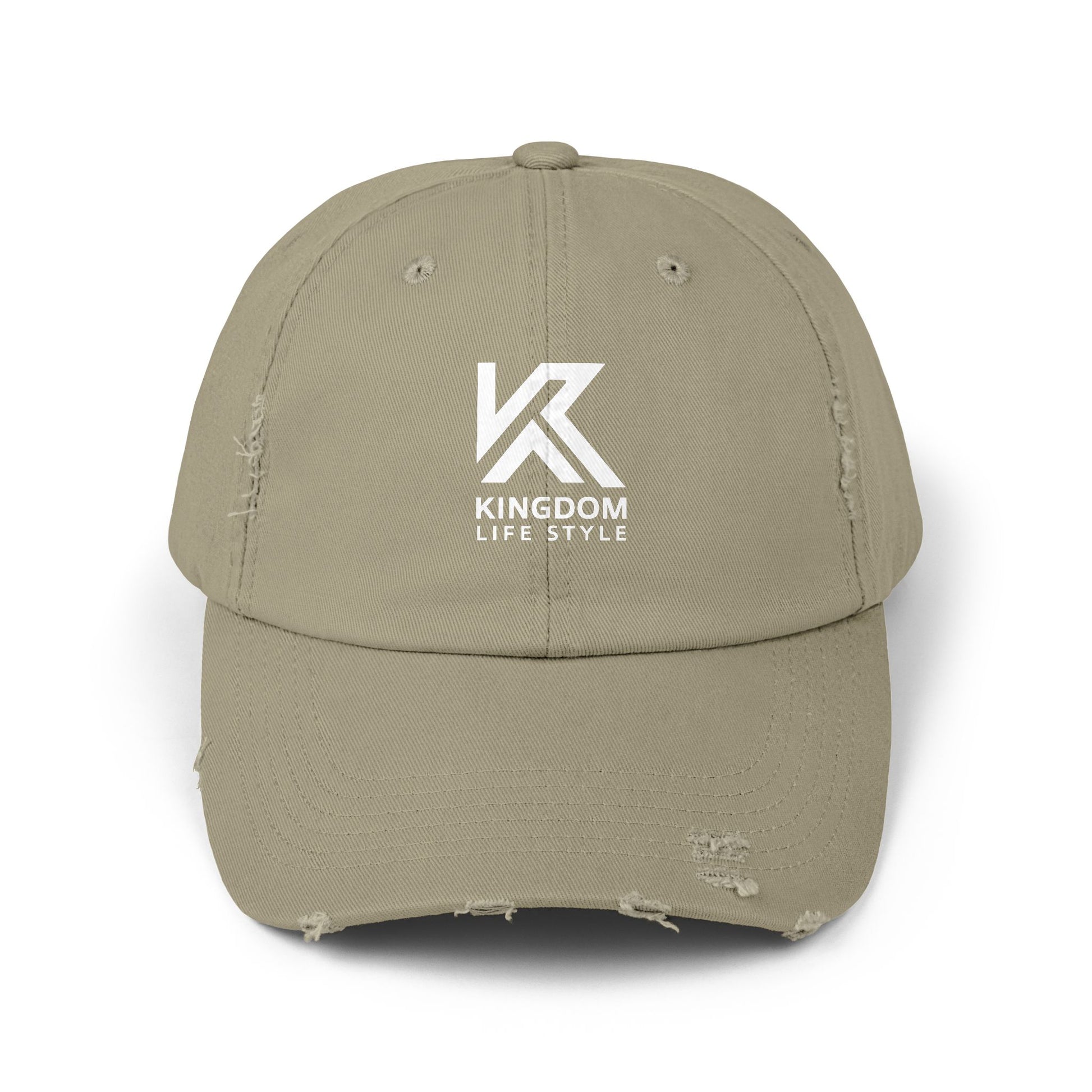 Stylish Unisex Distressed Cap - Kingdom Life Style Adjustable Hat Kingdom Lifestyle Cap Fa