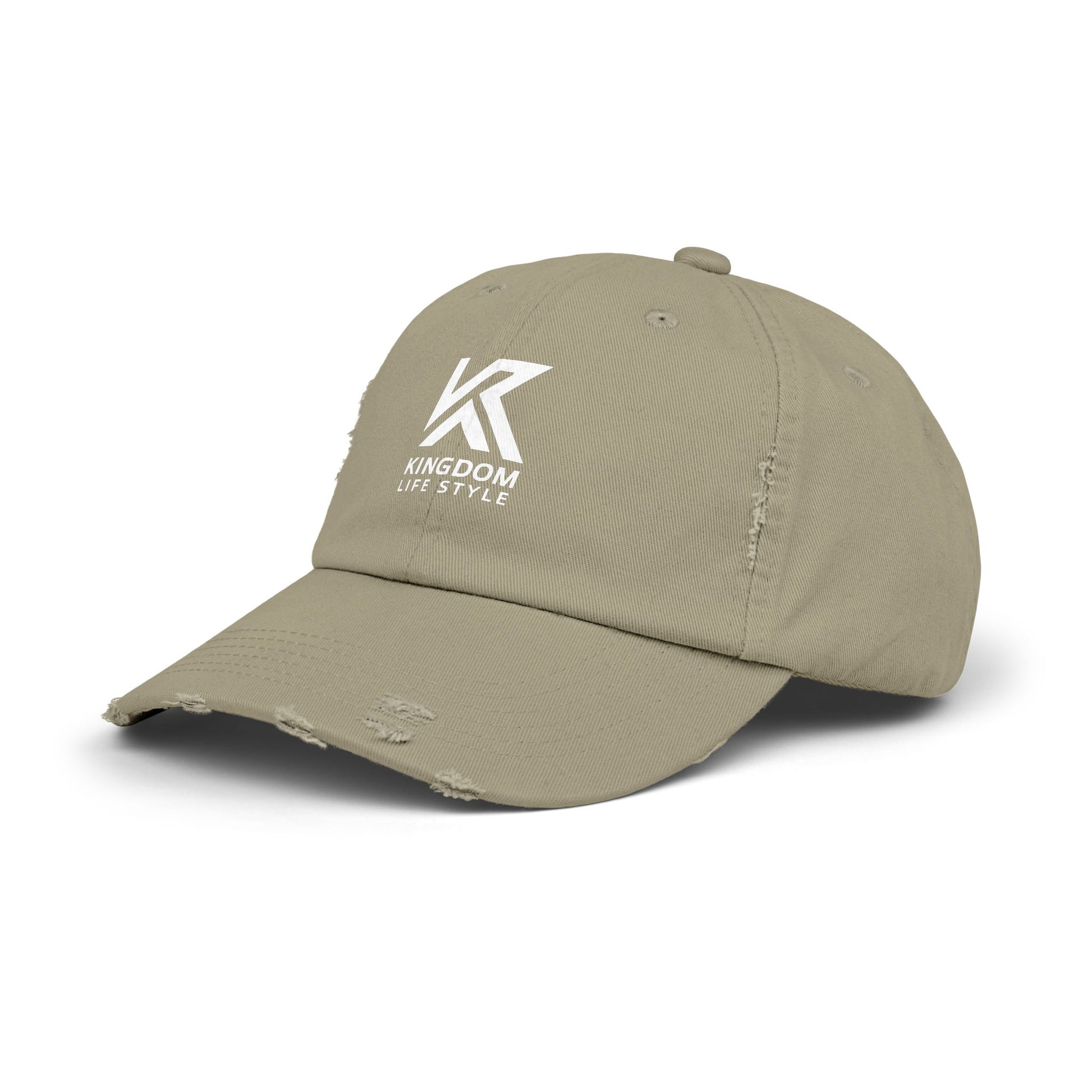Stylish Unisex Distressed Cap - Kingdom Life Style Adjustable Hat Kingdom Lifestyle Cap Fa