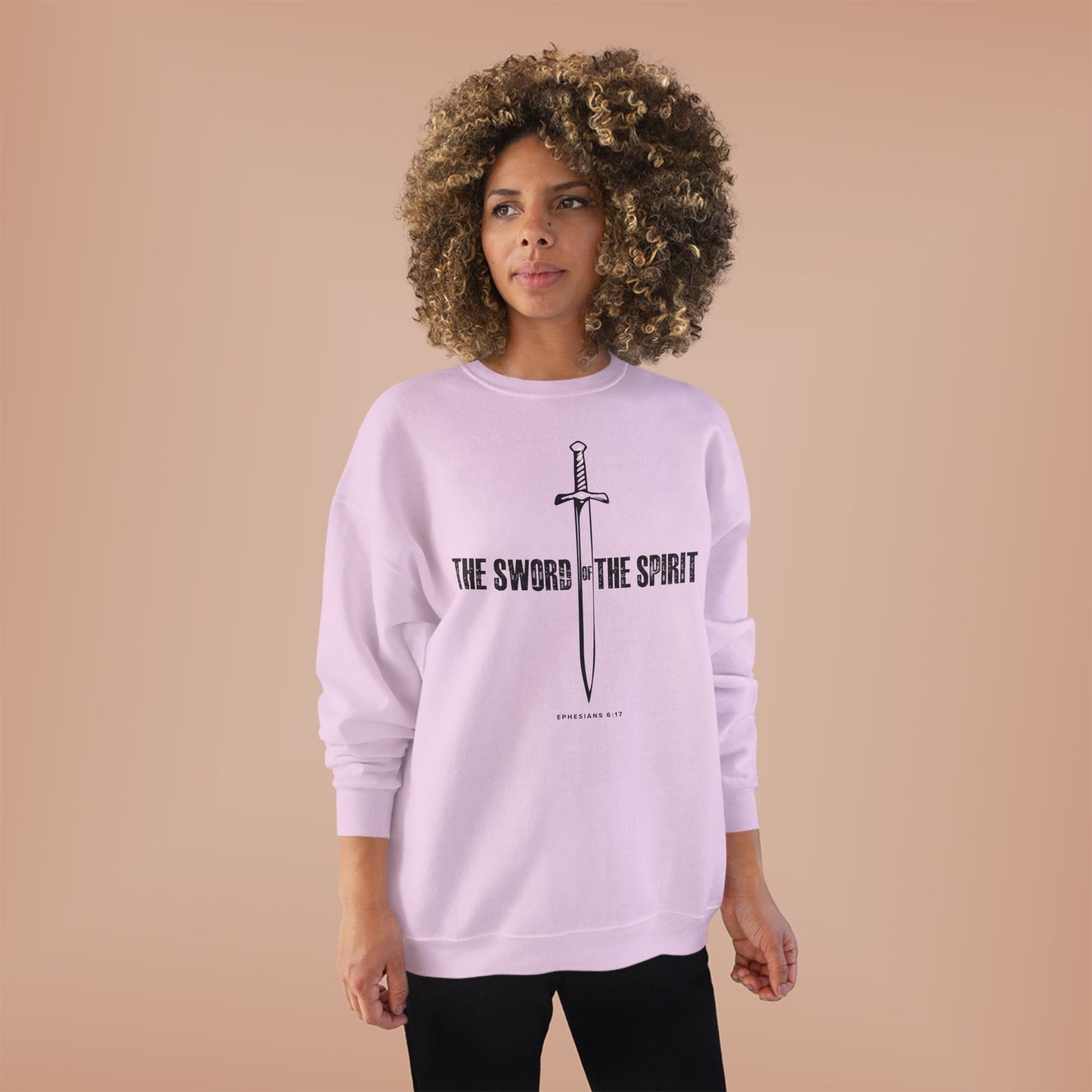 Christian Sweatshirt For Men Women Christian Mom Dad Apparel Christian Shirt Bible Verse Ephesians Crewneck Sweatshirt, Apparel