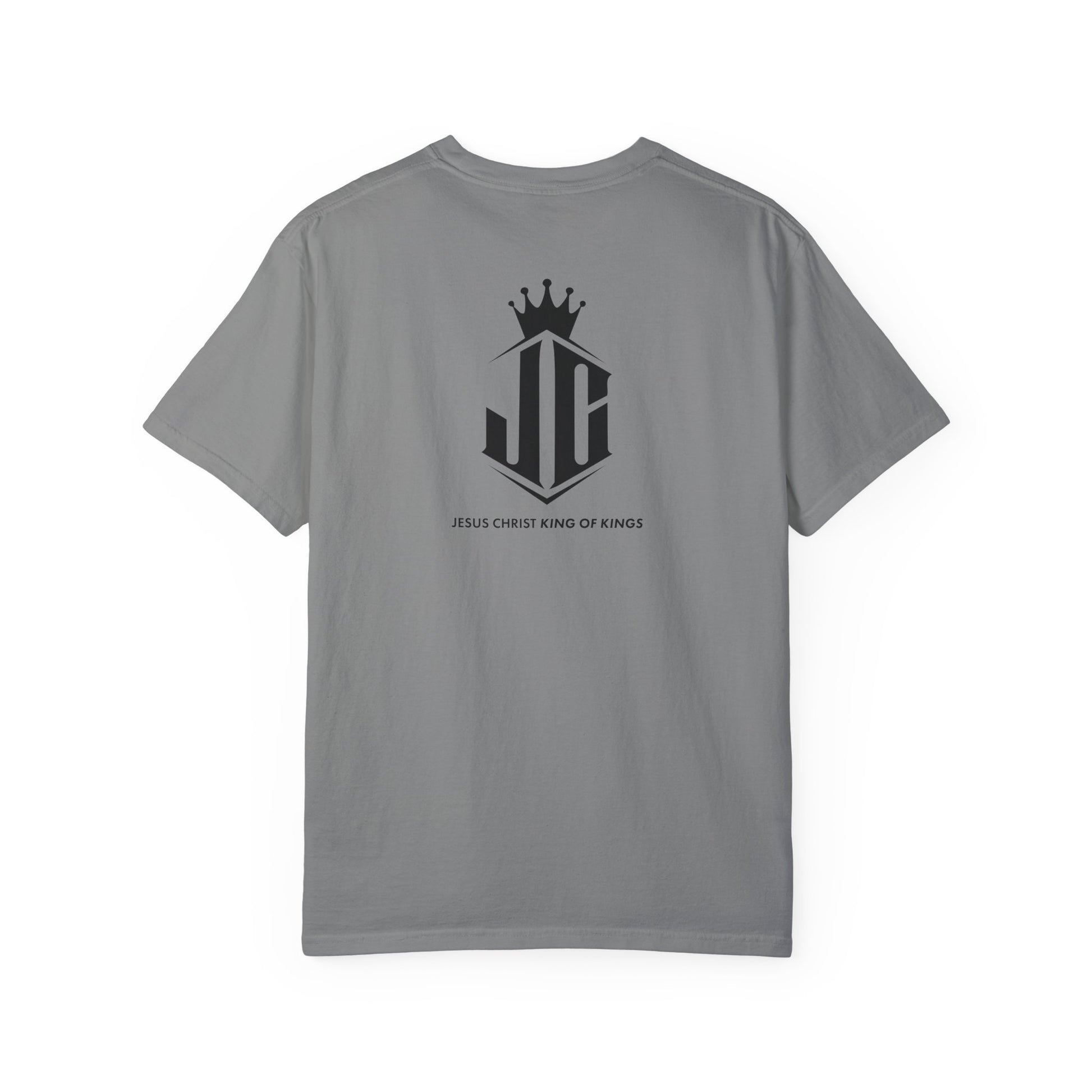 Unisex Garment-Dyed T-Shirt - Jesus Christ King of Kings Design Jesus Christ King of Kings T-Shirt | Faith-Based Unisex Apparel