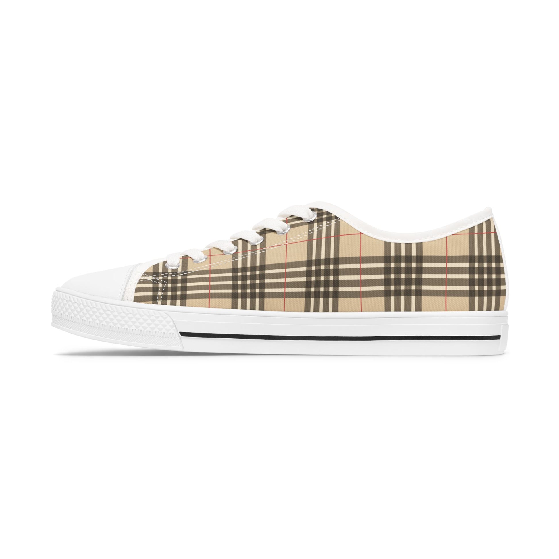 Stylish Women's Low Top Sneakers with Classic Plaid Design Women's Designer Soft Plaid Low Top Sneakers Womens Converse Sneakers Sneakers For Women Low Top Sneakers Canvas Lace Up Girls Ladies Flat. Limited stock available.