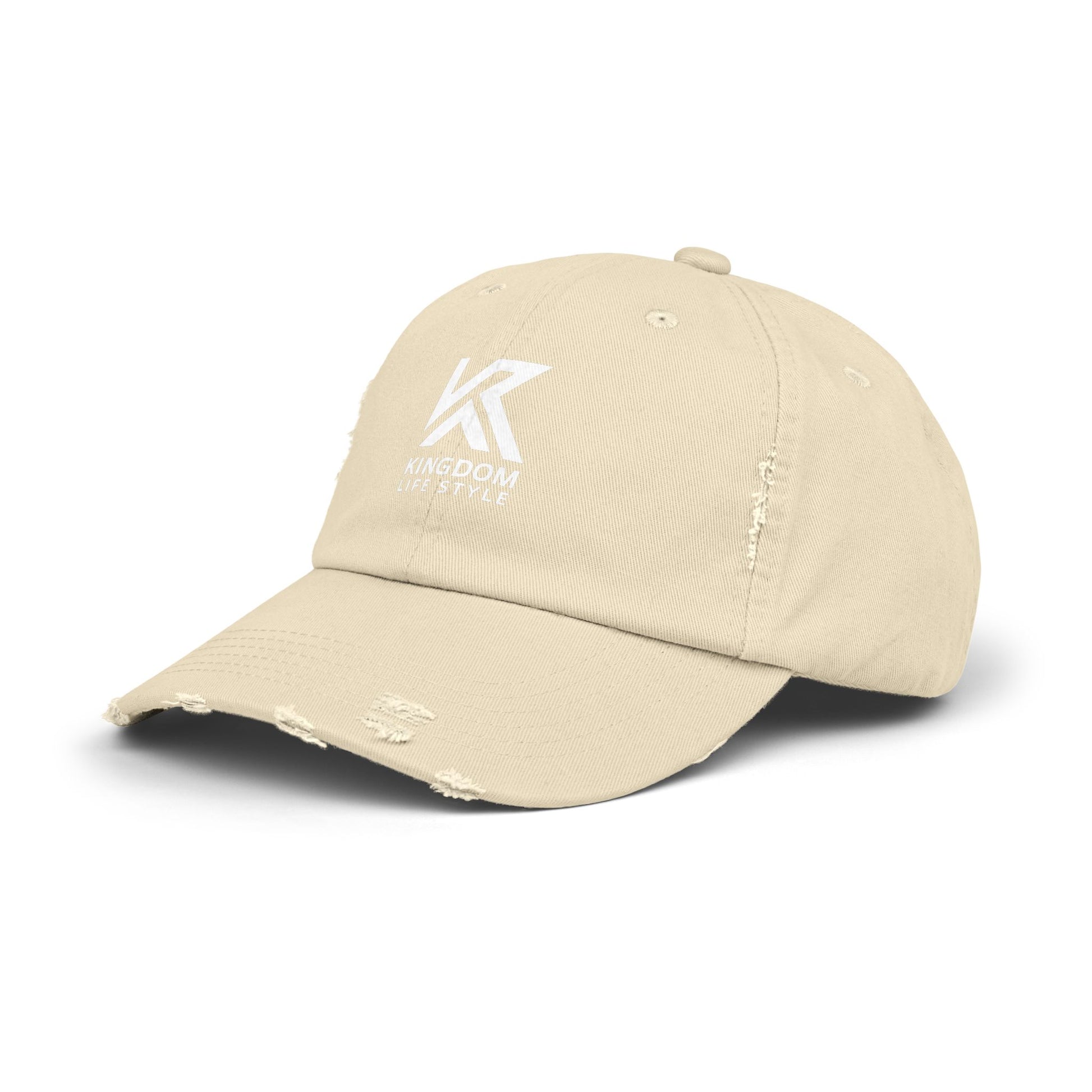 Stylish Unisex Distressed Cap - Kingdom Life Style Adjustable Hat Kingdom Lifestyle Cap Fa