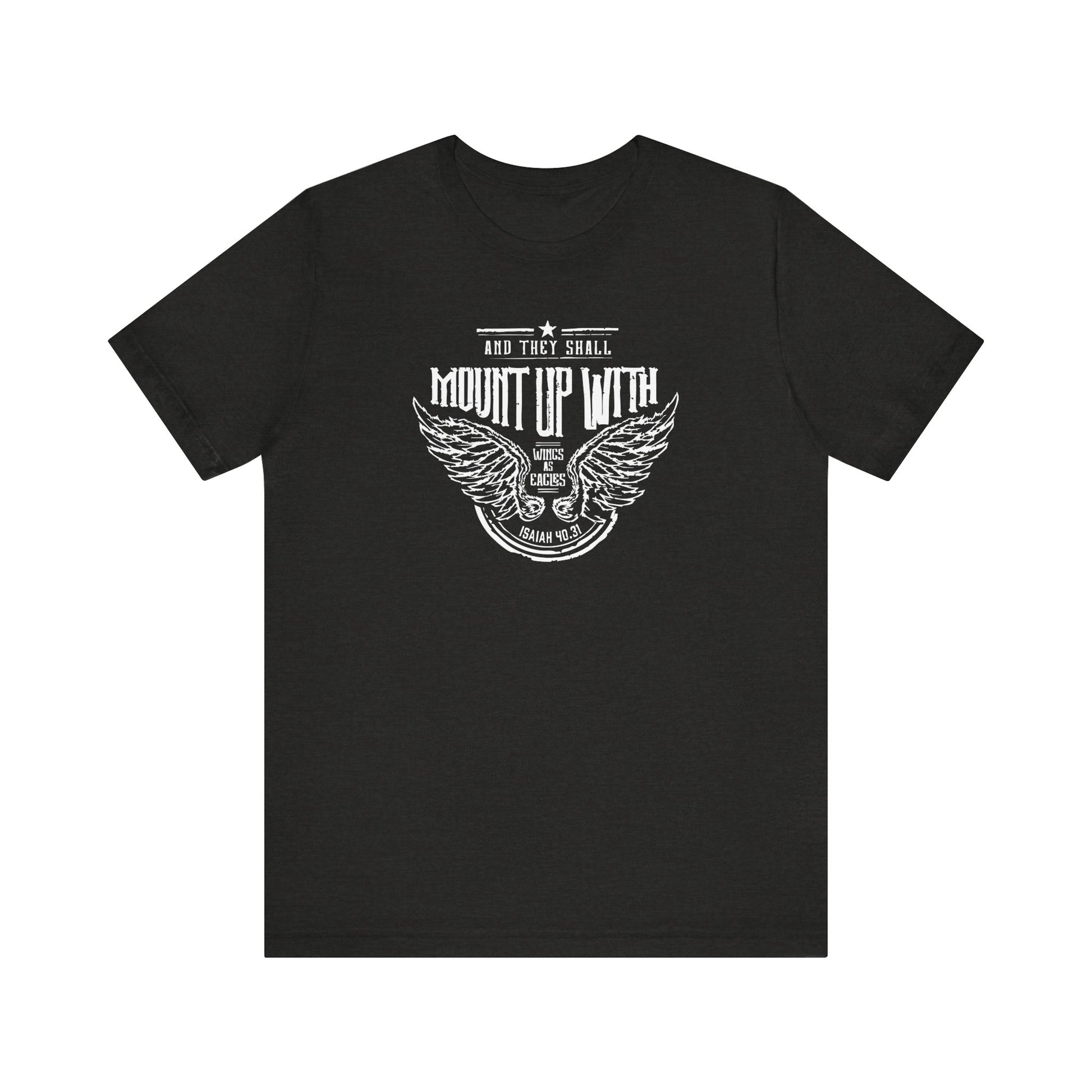 Christian Man Woman Inspirational Tshirt Isaiah Scripture Bible Verse Tee Perfect for Casual Outings & Gifts
