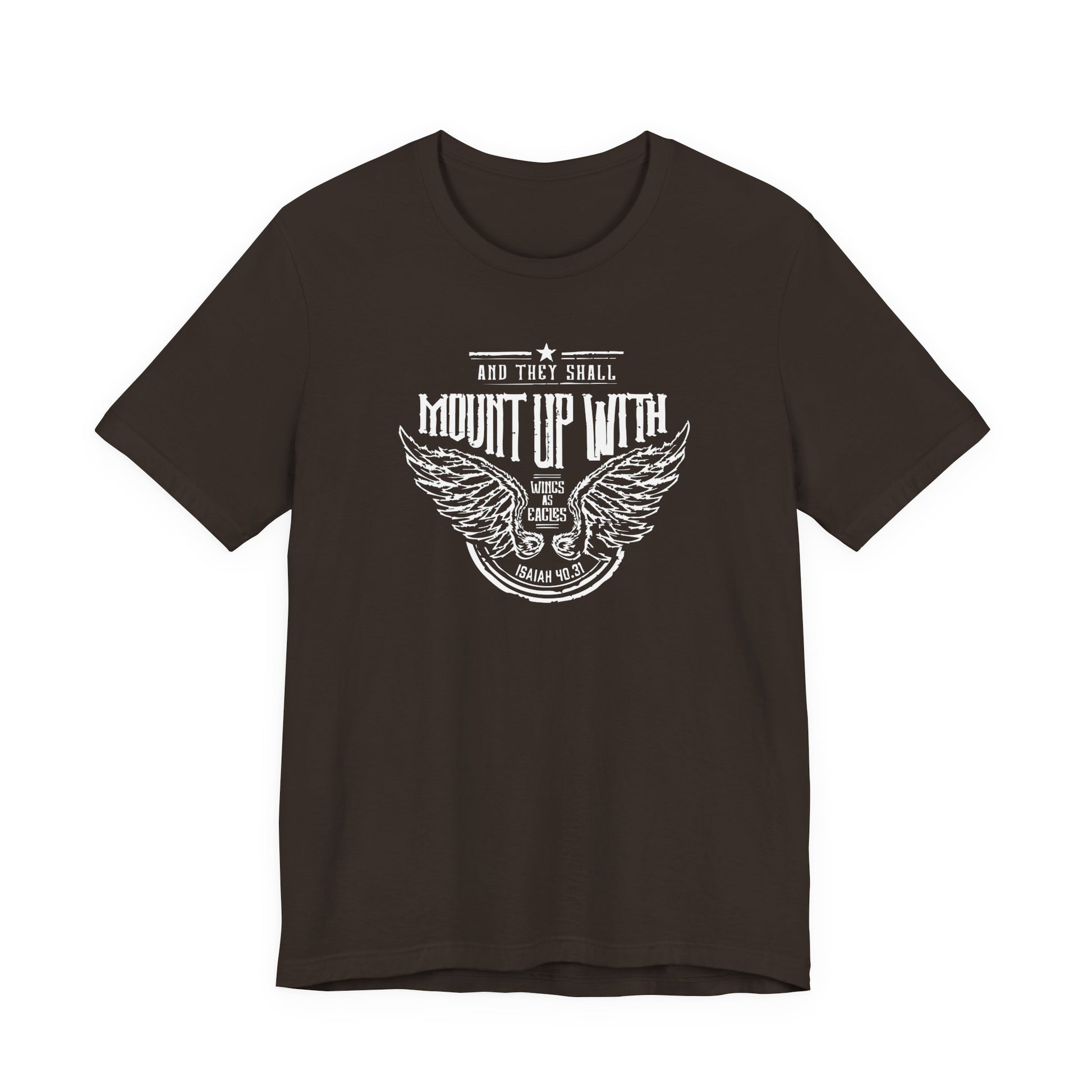 Christian Man Woman Inspirational Tshirt Isaiah Scripture Bible Verse Tee Perfect for Casual Outings & Gifts