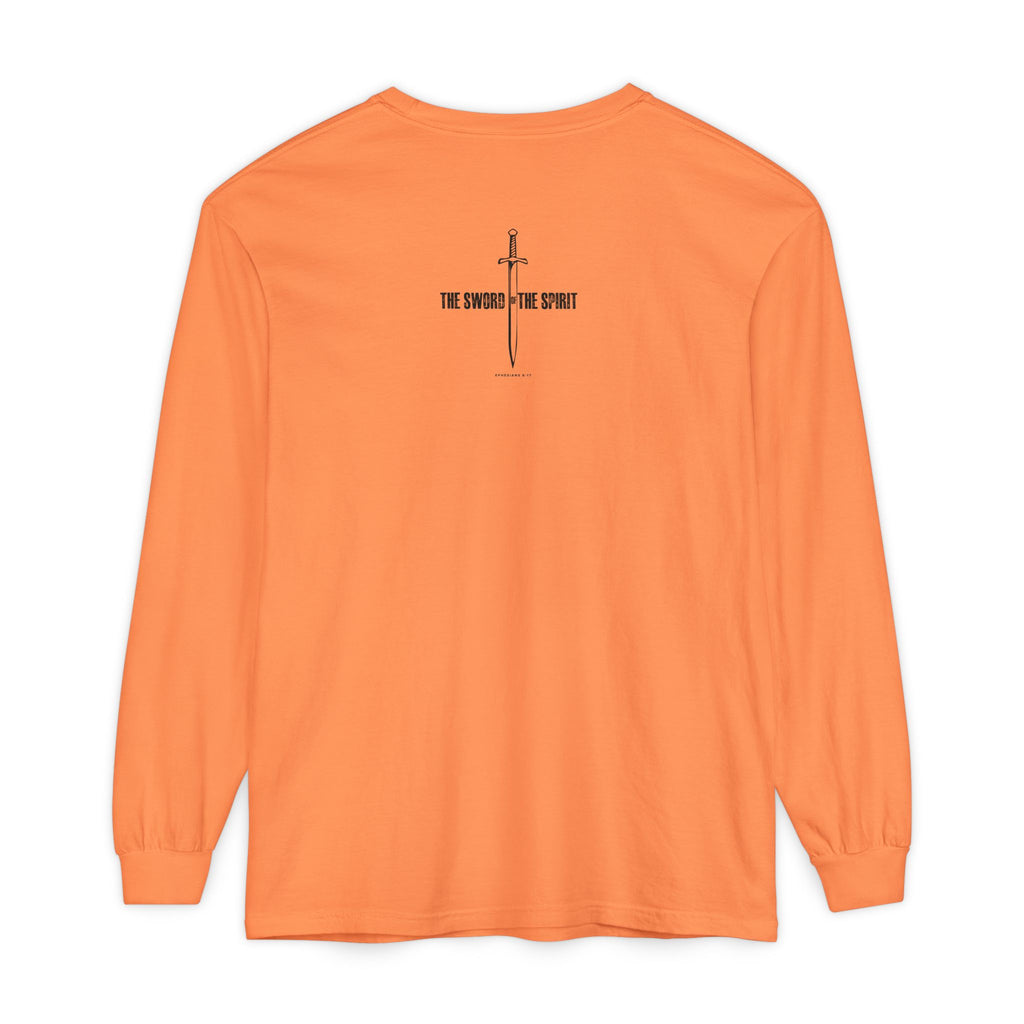 Christian Long Sleeve TShirt For Christian Mom Dad  For Christian Men Christian Shirt, Bible Verse T-Shirt, Religious Outfit, Retro Faith T Shirt, Christian Cross Graphic Tees, Jesus Shirt, Religious Gift Shirt Long Sleeve Tee Apparel Bible Verse Ephesian