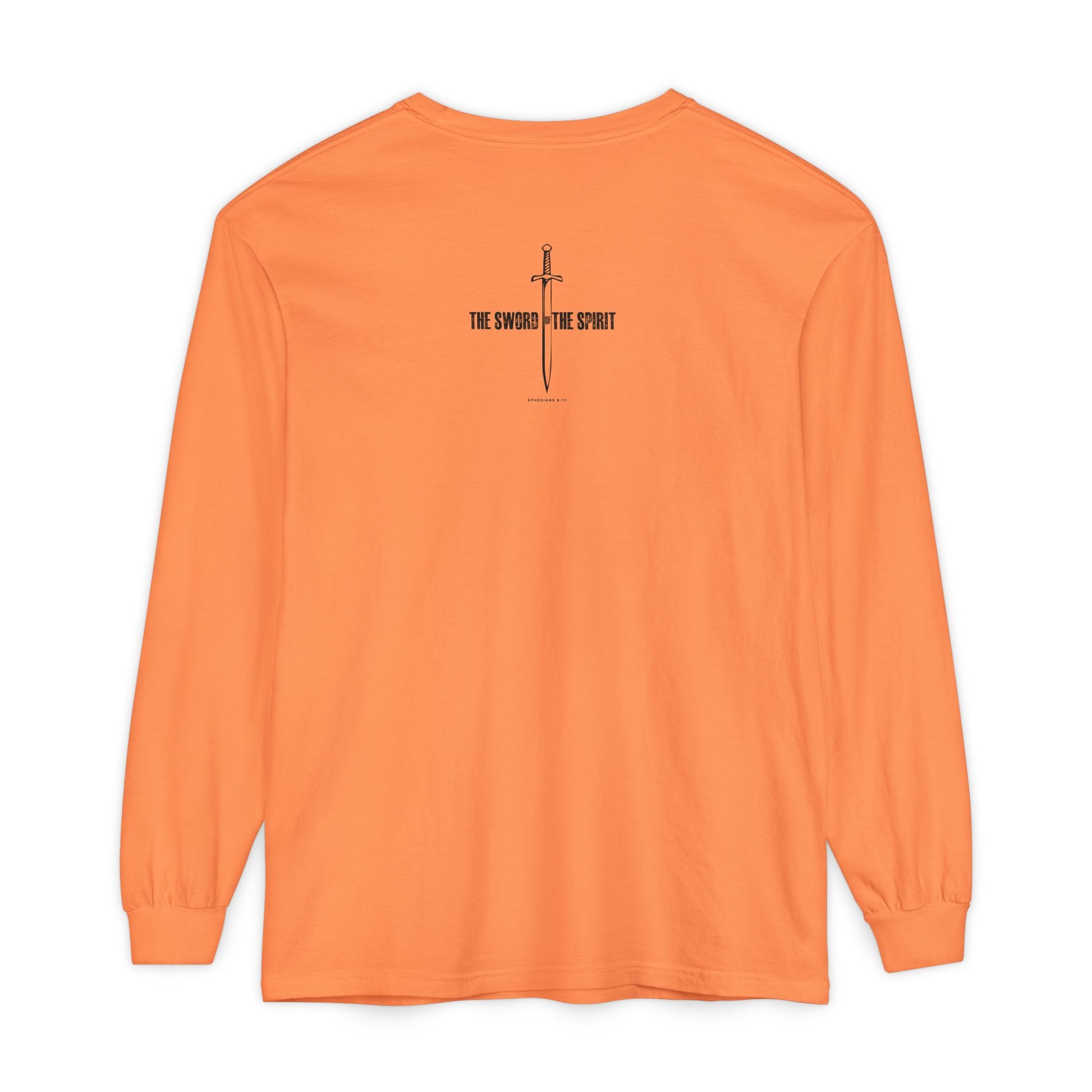 Christian Long Sleeve TShirt For Christian Mom Dad  For Christian Men Christian Shirt, Bible Verse T-Shirt, Religious Outfit, Retro Faith T Shirt, Christian Cross Graphic Tees, Jesus Shirt, Religious Gift Shirt Long Sleeve Tee Apparel Bible Verse Ephesian
