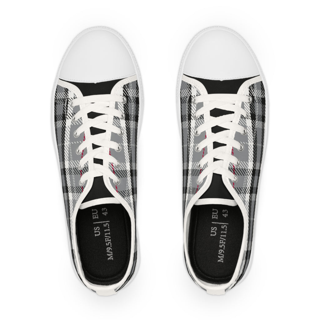 Fashionable Men's Designer Soft Plaid Low Top Sneakers Mens Converse Sneakers Sneakers For Men Low Top Sneakers Canvas Lace Up Boys FlatStylish Plaid Men's Low Top Sneakers Casual Footwear for Everyday Comfort. Limited stock available.