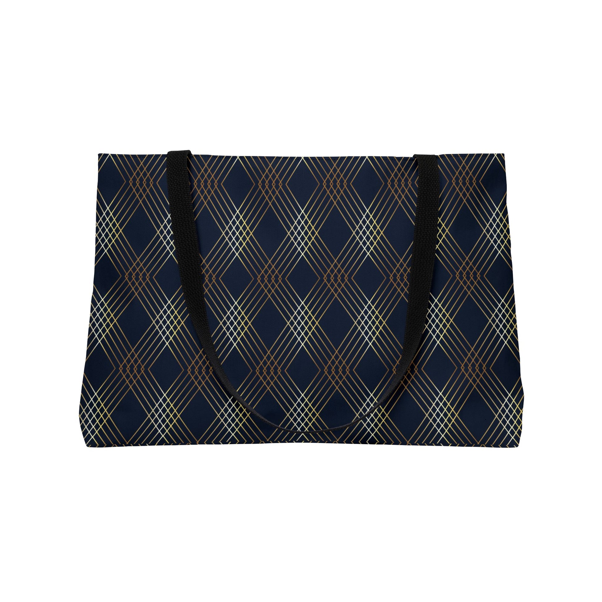 Plaid Diamond Weekender Bag Weekender Tote Bag Oversized Bag Lined Beach Tote Lake Trip Bag Travel Great Vacation Spring Break Bag