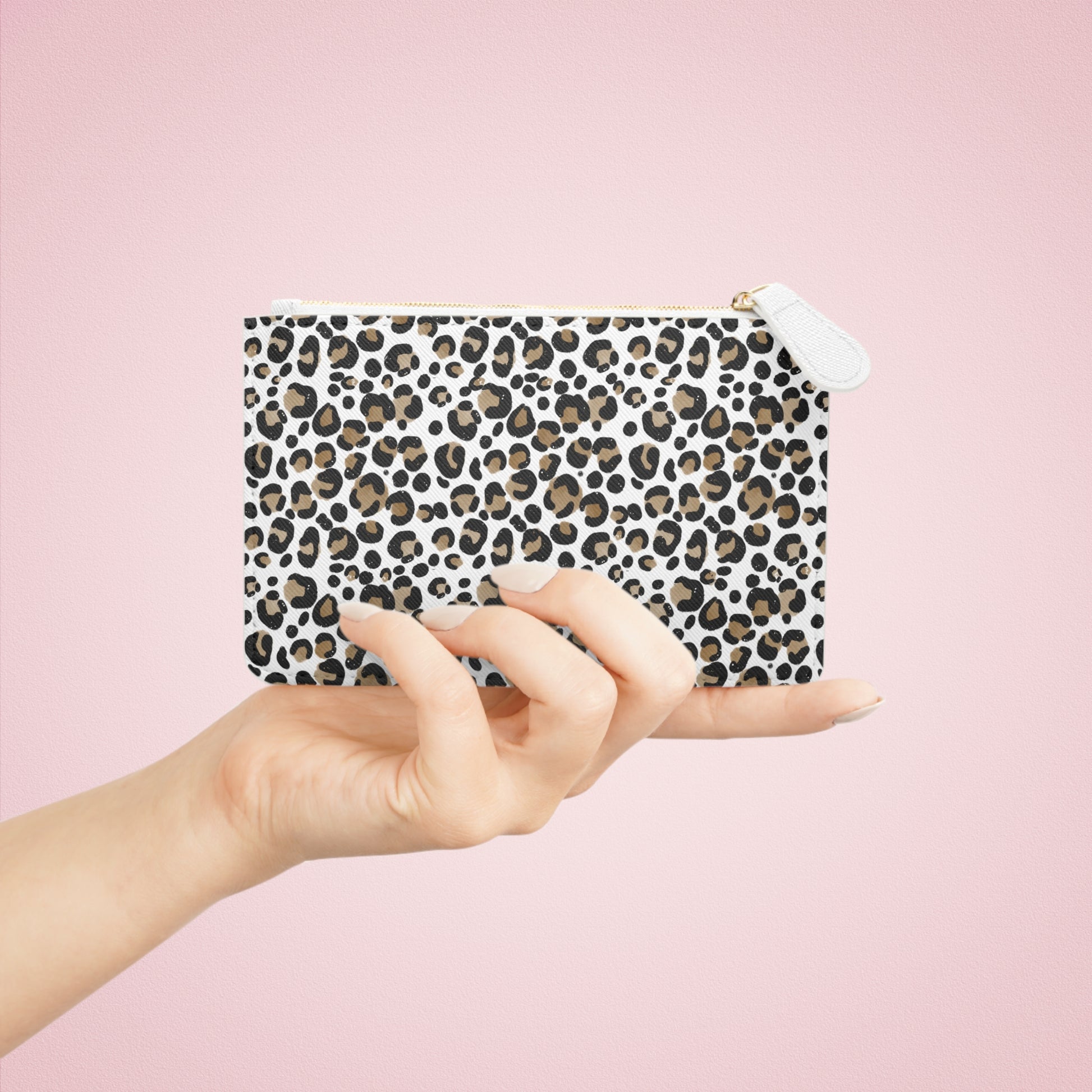 Chic Leopard Print Mini Clutch Bag, Stylish Evening Purse, Wild Animal Print Cosmetic Bag, Perfect for Parties, Gifts, Travel