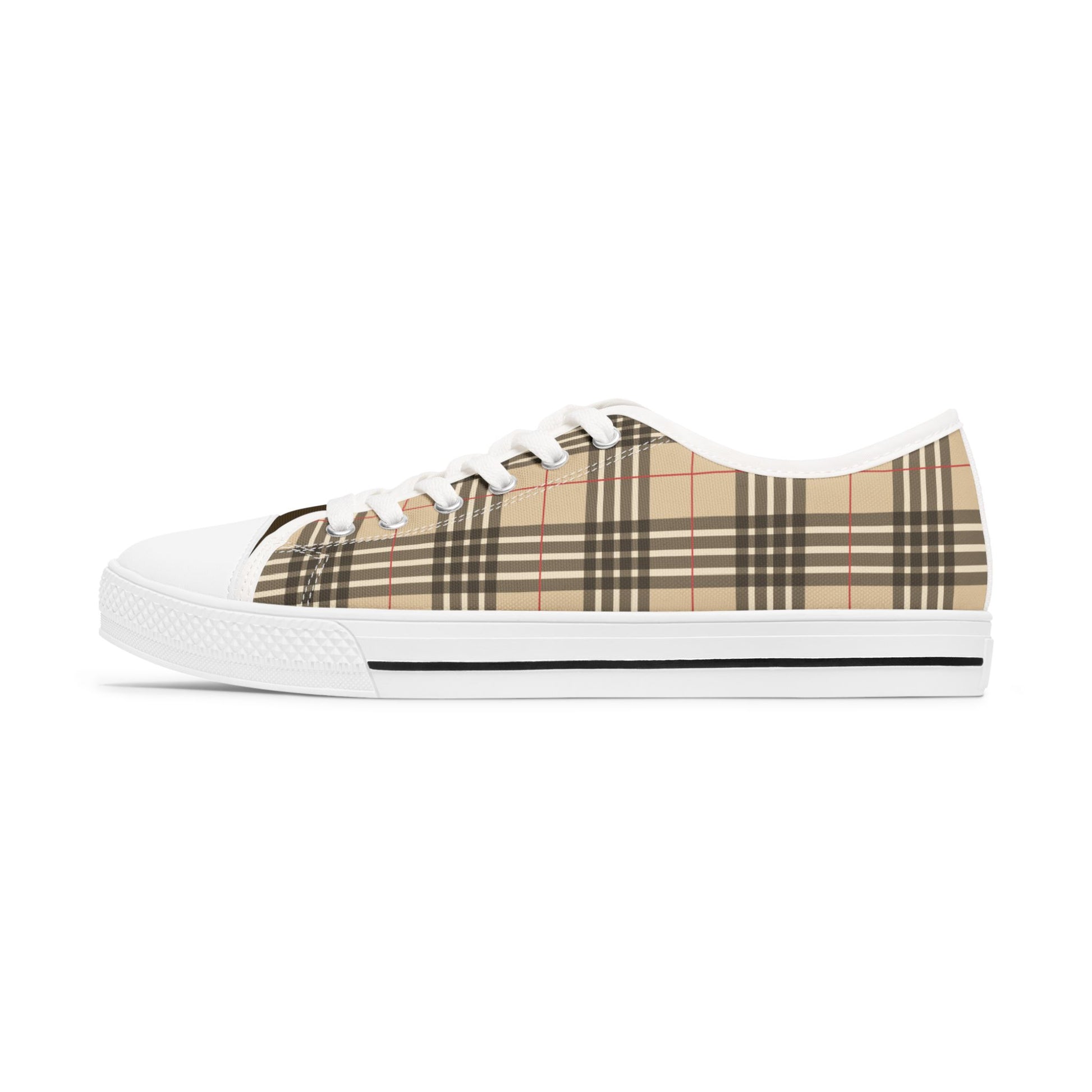 Stylish Women's Low Top Sneakers with Classic Plaid Design Women's Designer Soft Plaid Low Top Sneakers Womens Converse Sneakers Sneakers For Women Low Top Sneakers Canvas Lace Up Girls Ladies Flat. Limited stock available.