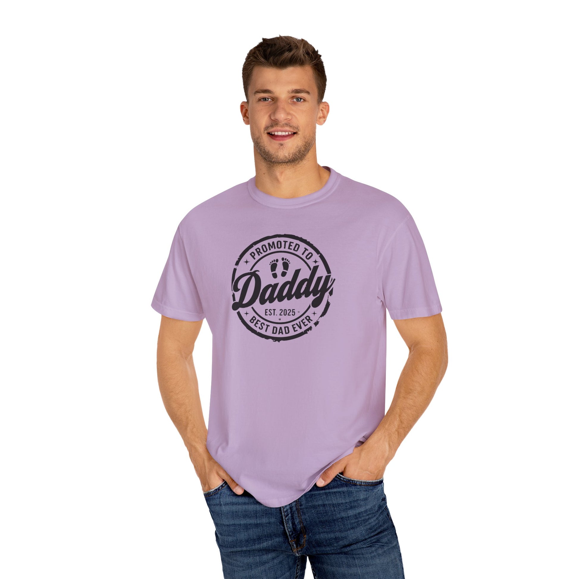 Daddy T-shirt, Best Dad Ever Gift, Unisex Tee for Fathers Day, Daddy Shirt, New Dad Apparel, Baby Announcement Shirt
