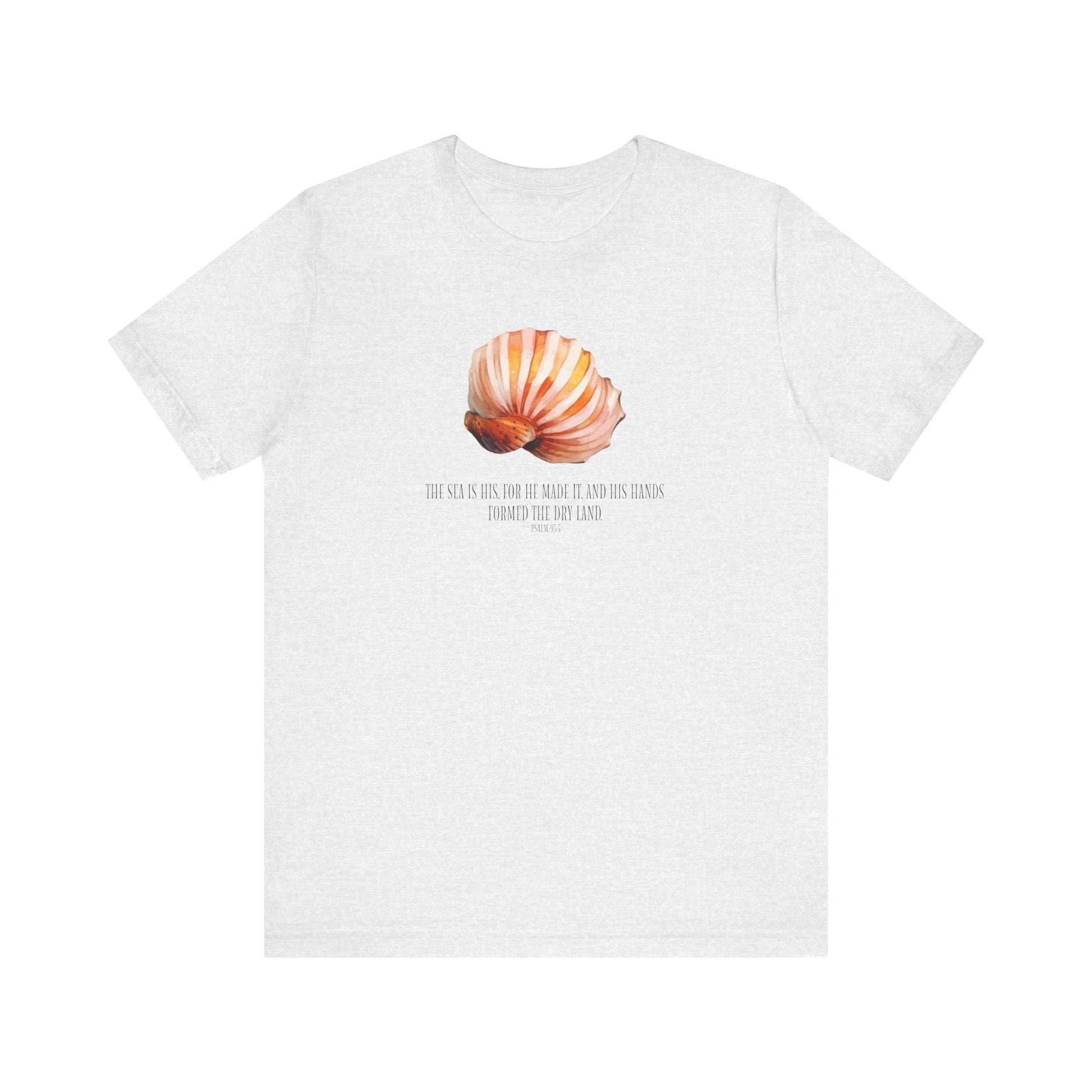 Seashell Inspiration Unisex Jersey Tee - Coastal Vibes, Beach T-Shirt, Nature Lover Gift, Casual Wear, Summer Essentials