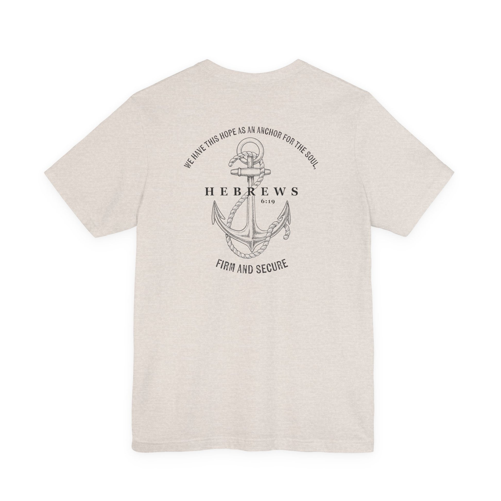 Christian Shirt Bible Verse T-Shirt Religious Outfit Christian Jesus Shirt Religious Gift Shirt Nautical Tee Chirstian Apparel Gift Christian Clothing Tee