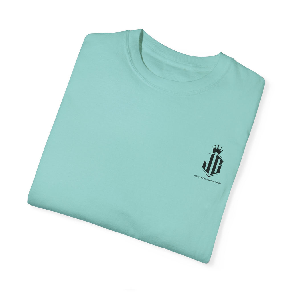 Unisex Garment-Dyed T-Shirt - Jesus Christ King of Kings Design Jesus Christ King of Kings T-Shirt | Faith-Based Unisex Apparel