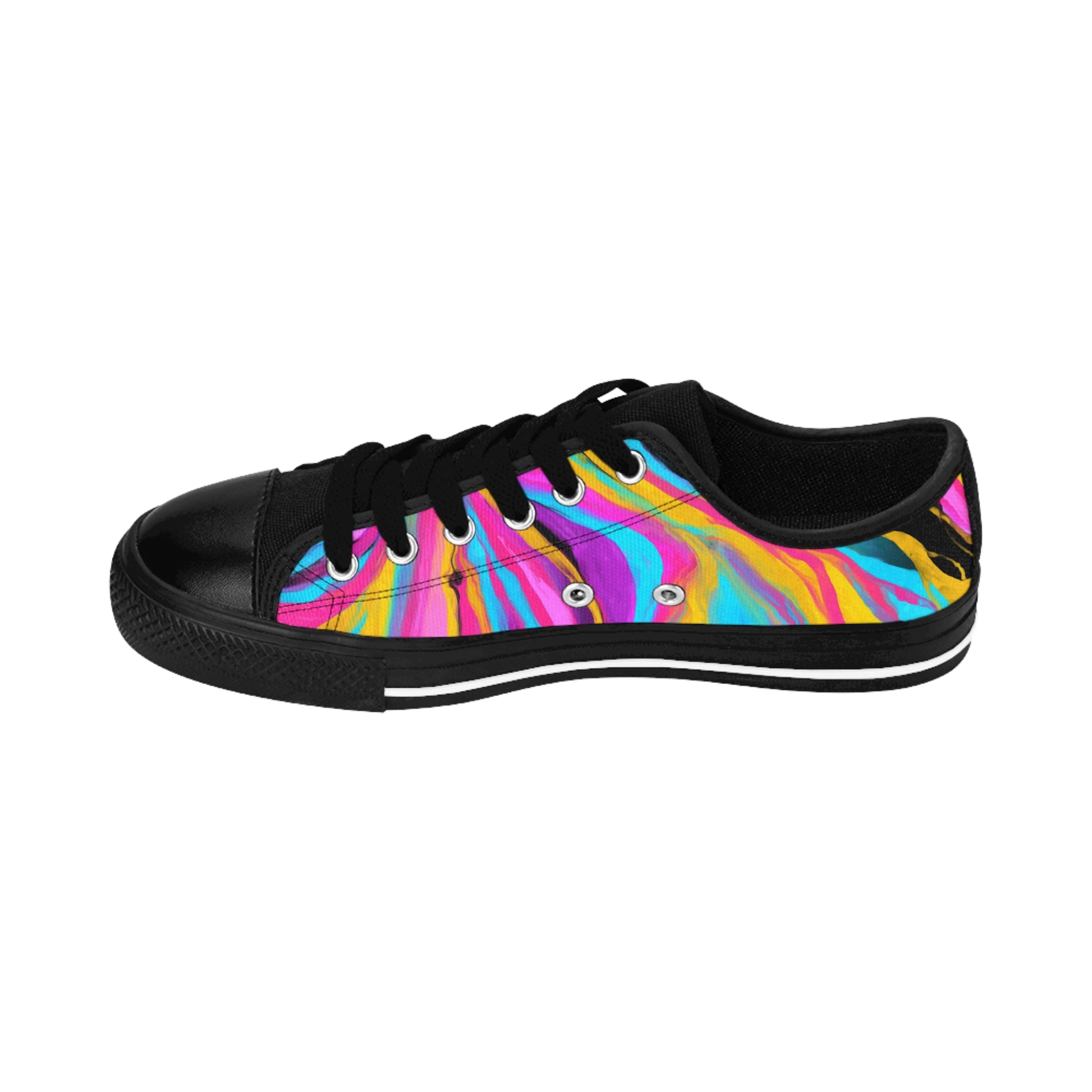 Vibrant Womens Sneakers Colorful Casual Footwear for Every Occasion, Trendy, Artistic, Gift for Her, Summer Shoes